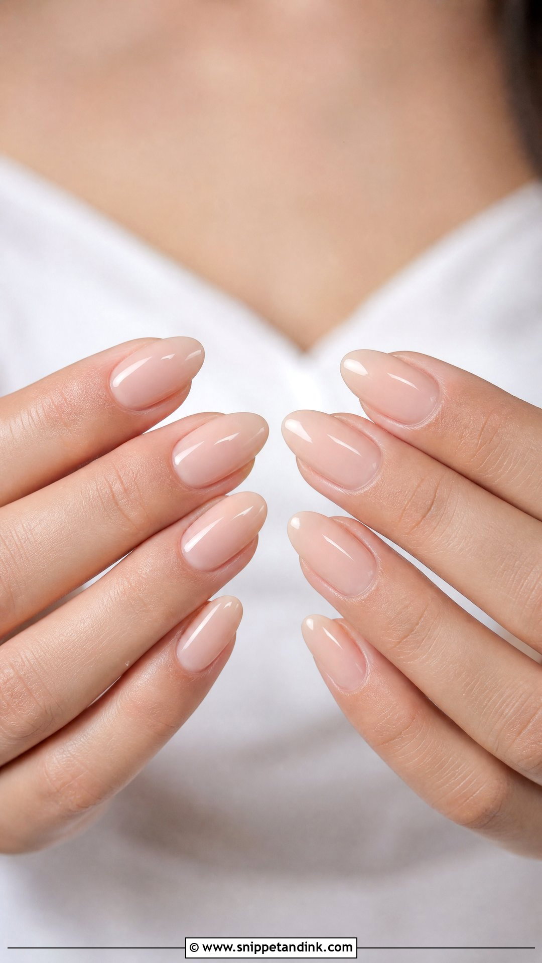Nude Almond Wedding Nails - Snippet and Ink - 25 Wedding Nails Inspiration