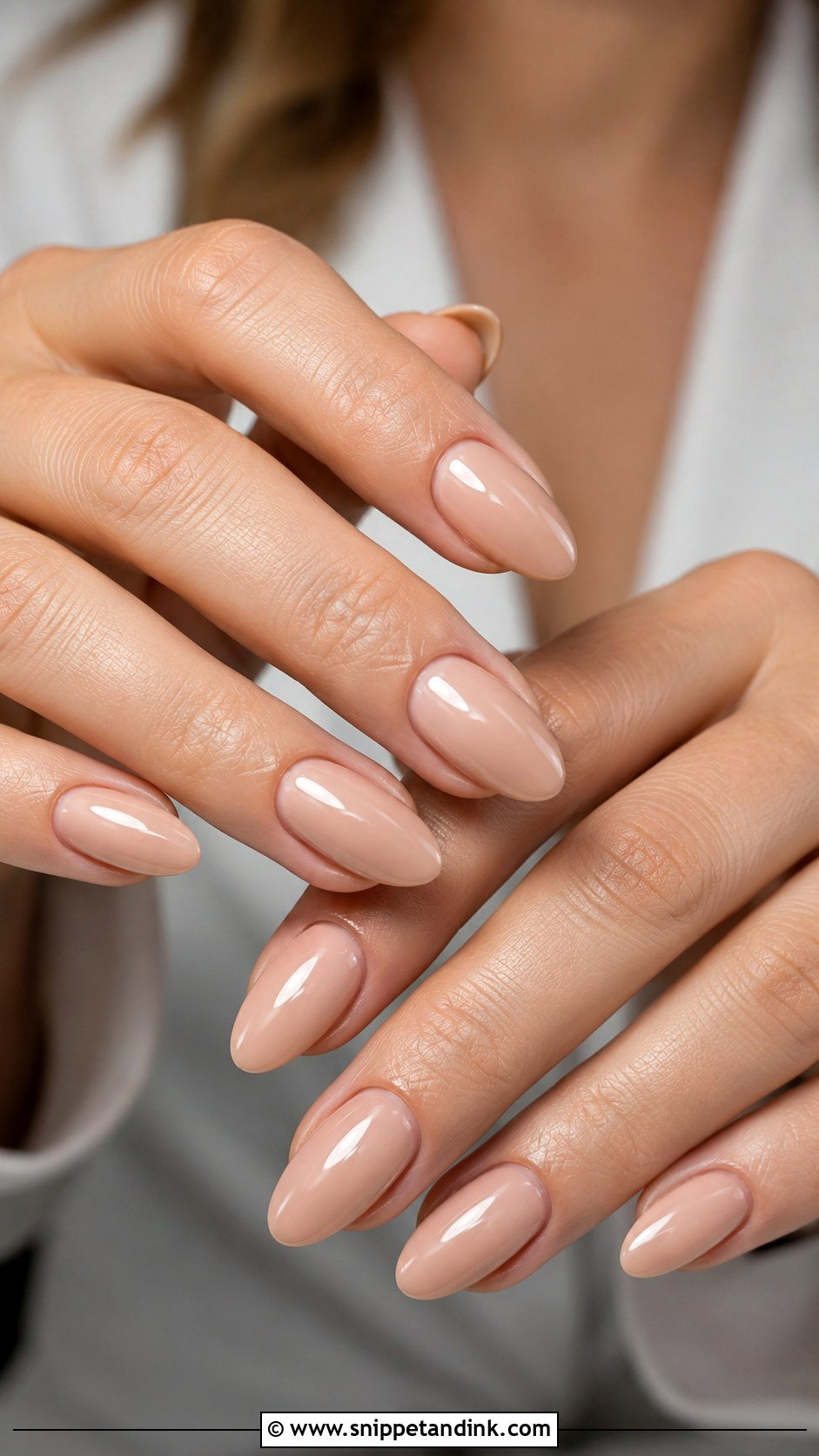 Nude Almond Wedding Nails - Snippet and Ink - 20 Almond Shape Wedding Nails for Bride