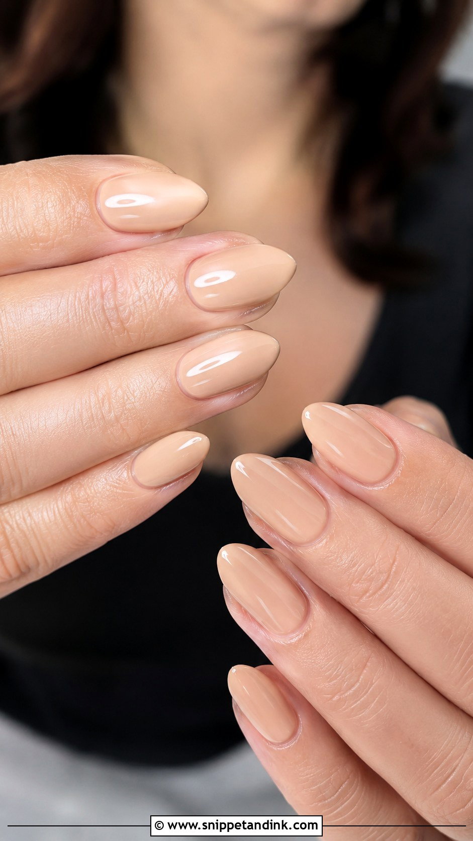 Nude Almond Wedding Nails - Snippet and Ink - 20 Bridal Manicure Wedding Nails Ideas