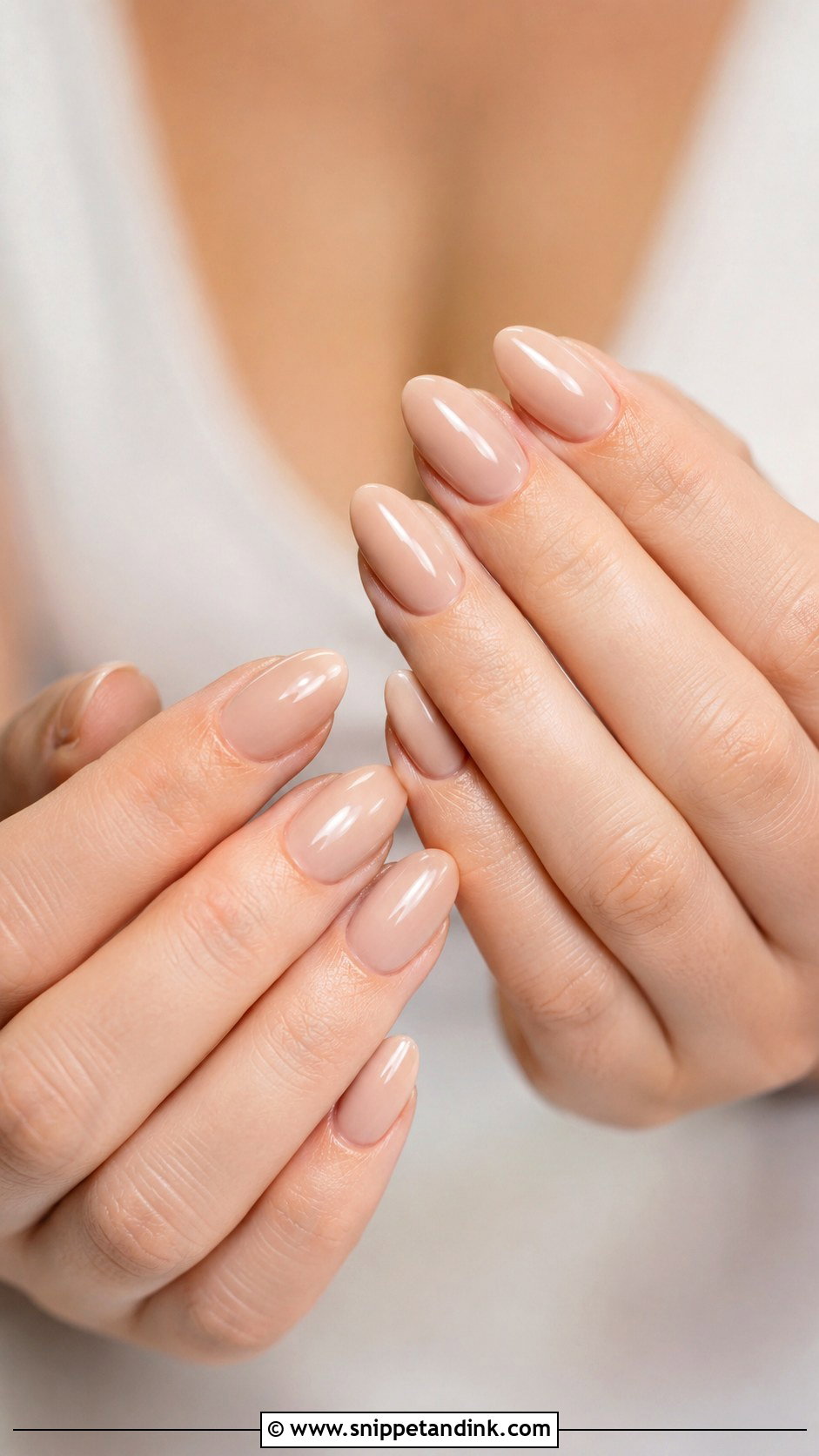 Nude Almond Wedding Nails - Snippet and Ink - 20 Aesthetic Nails for Wedding