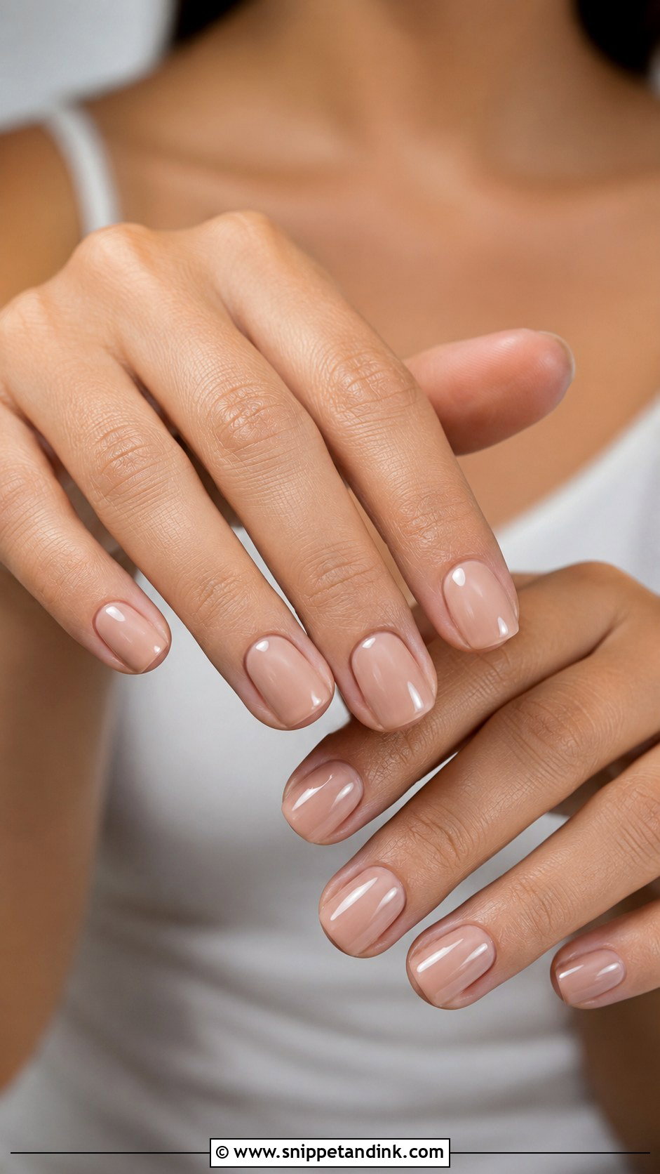 Nude BIAB Wedding Nails - Snippet and Ink - 20 Wedding Nails BIAB