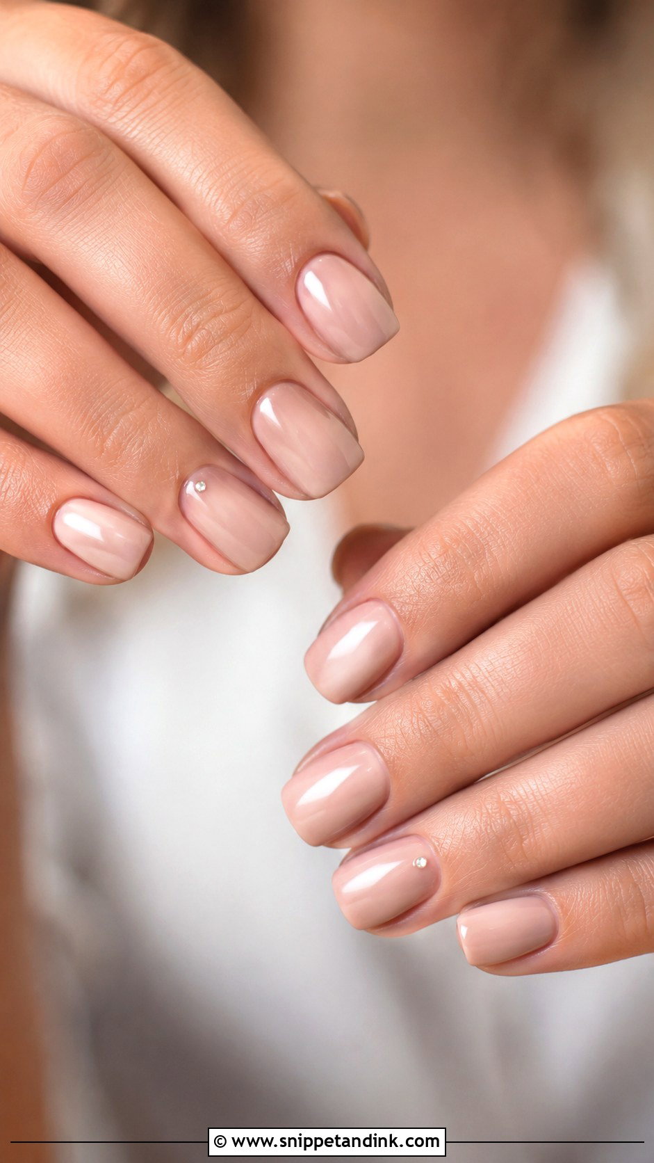 Nude Bachelorette Nails For Bride - Snippet and Ink - 30 Bachelorette Nails the Bride