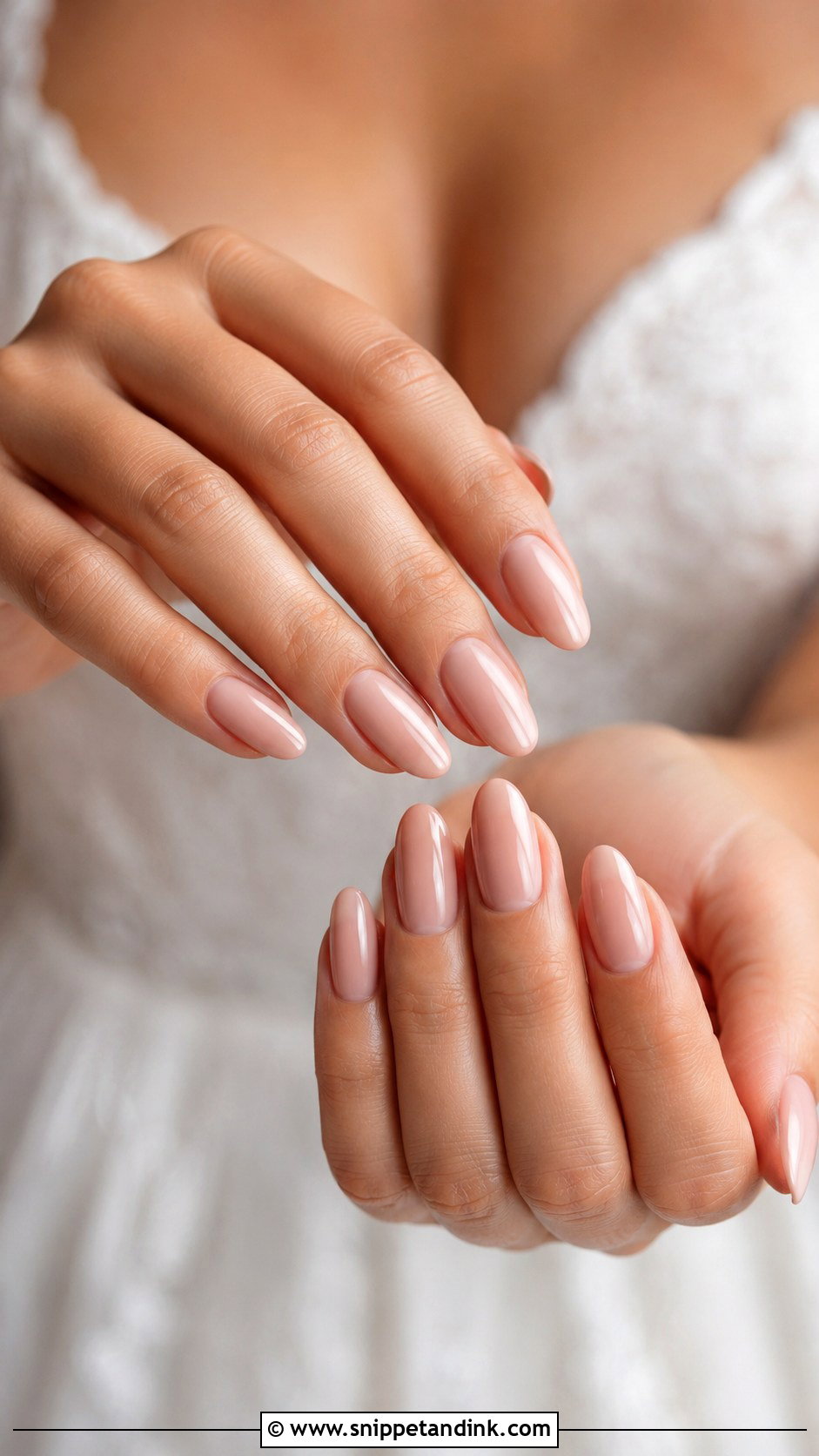 Nude Blush Wedding Nails - Snippet and Ink - 20 Nude Wedding Nails for Bride