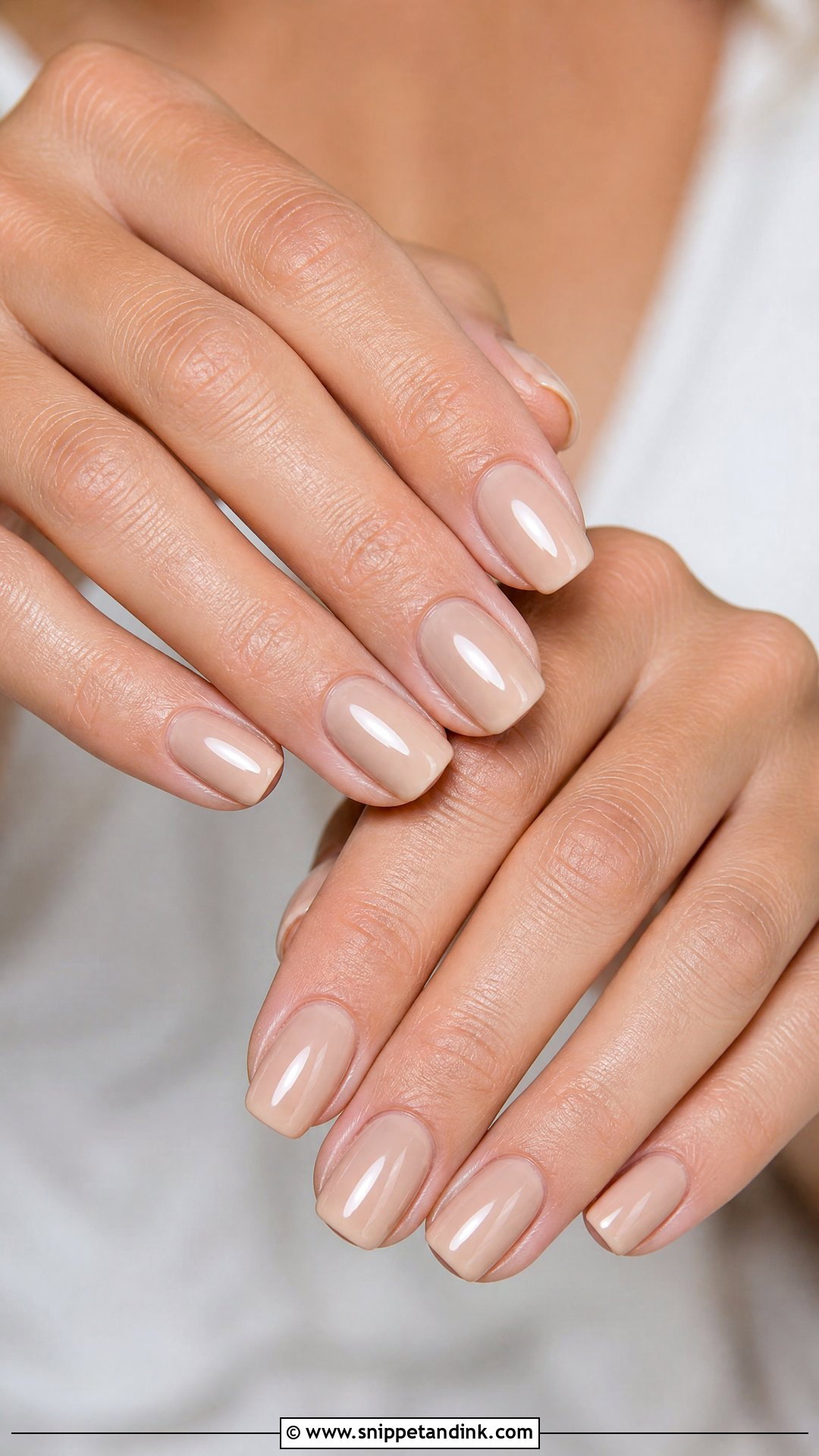 Nude Bridal Gel Nails - Snippet and Ink - 25 Bridal Gel Nails