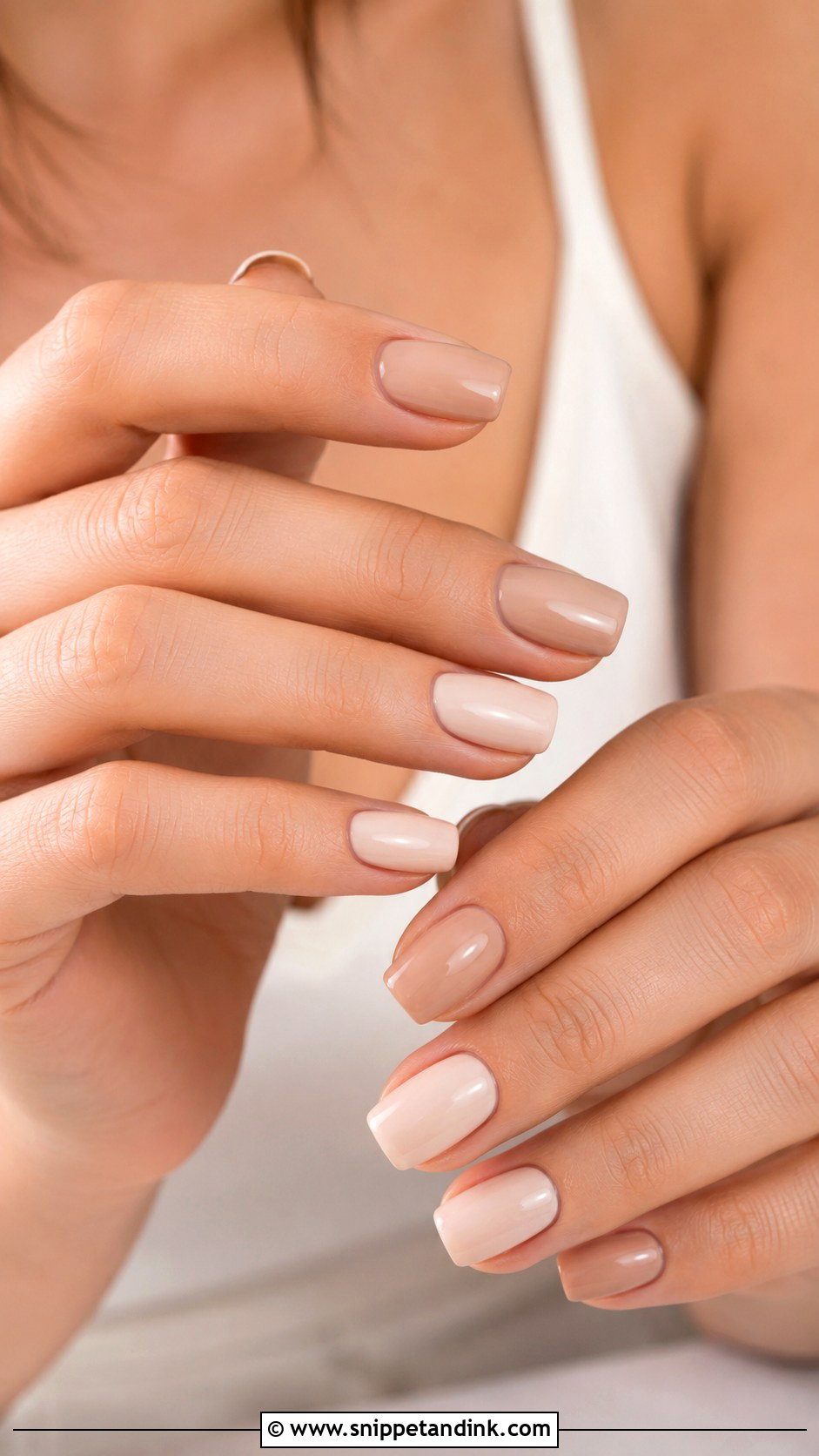 Nude Bridal Gel Nails - Snippet and Ink - 20 Bridal Gel Nails Wedding