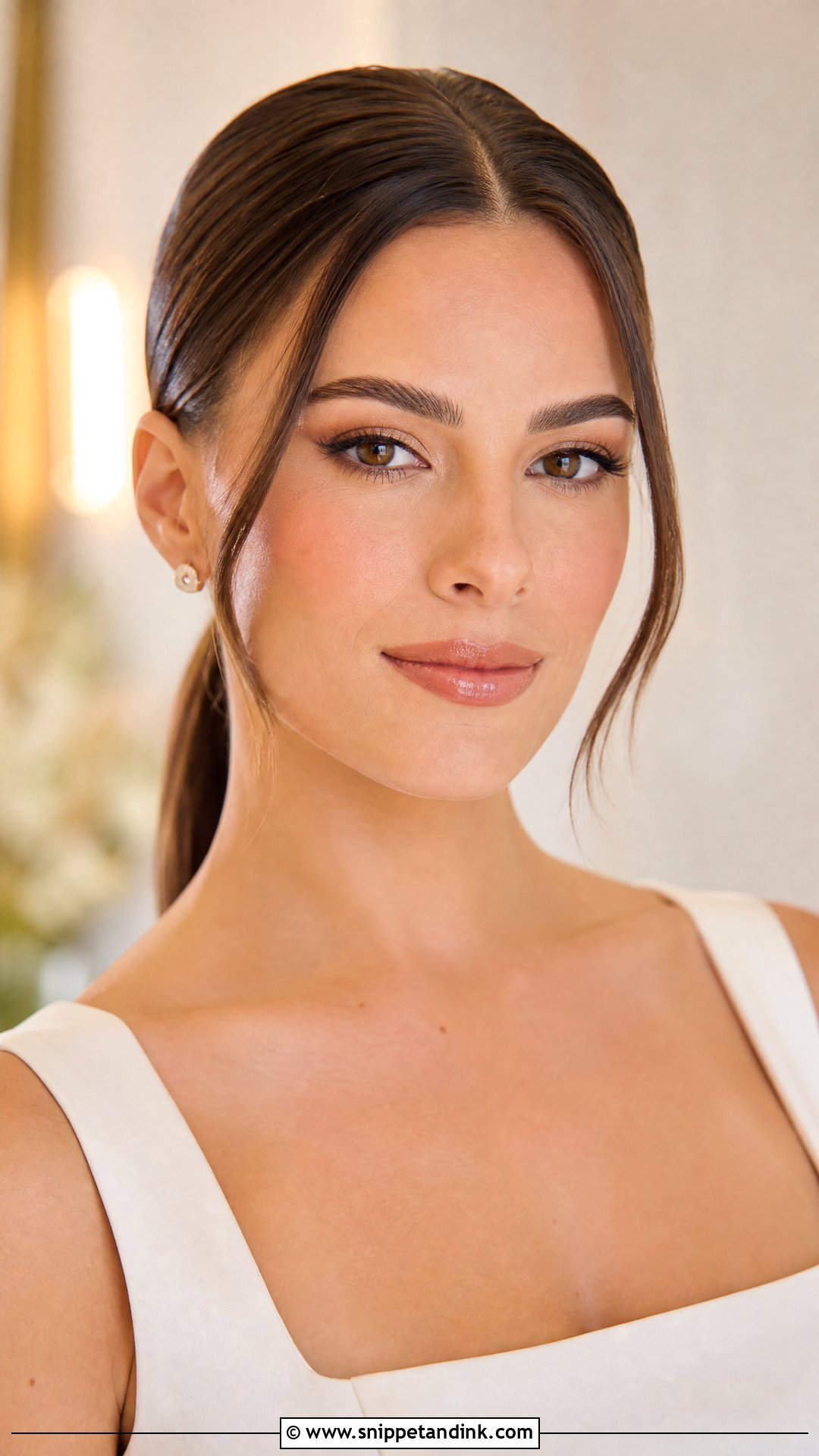 Nude Bridal Makeup For Brown Eyes - Snippet and Ink - 30 Romantic Bridal Wedding Makeup for Brown Eyes