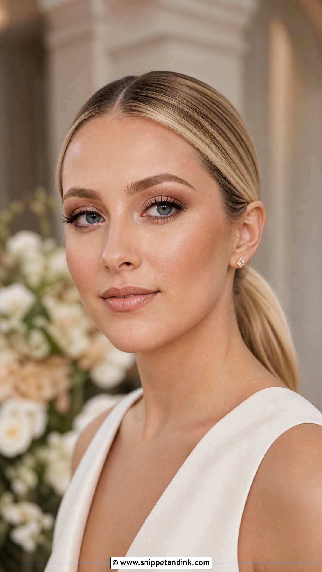 Nude Bridal Makeup For Brown Eyes - Snippet and Ink - 35 Bridal Makeup for Brown Eyes
