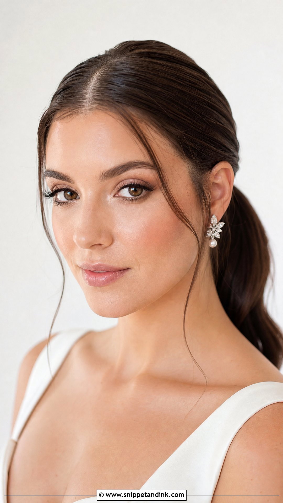 Nude Bridal Makeup For Brunettes With Brown Eyes - Snippet and Ink - 20 Natural Wedding Makeup for Brown Eyes Brunettes