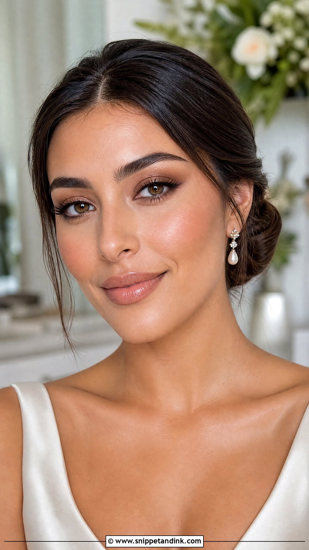 Nude Bridal Makeup For Olive Skin - Snippet and Ink - 25 Nude Bridal Makeup Ideas