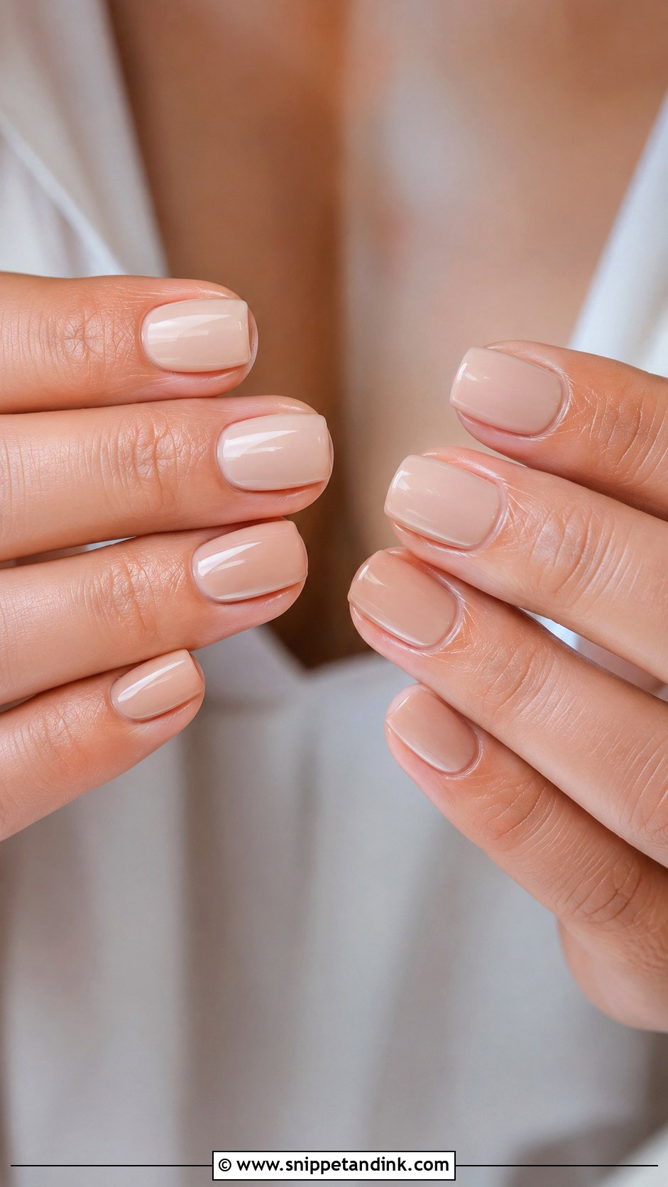 Nude Bridal Nails - Snippet and Ink - 30 Elegant Bridal Nails
