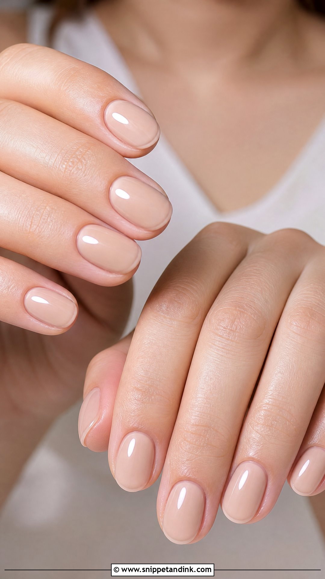 Nude Bridal Nails - Snippet and Ink - 35 Bridal Nails