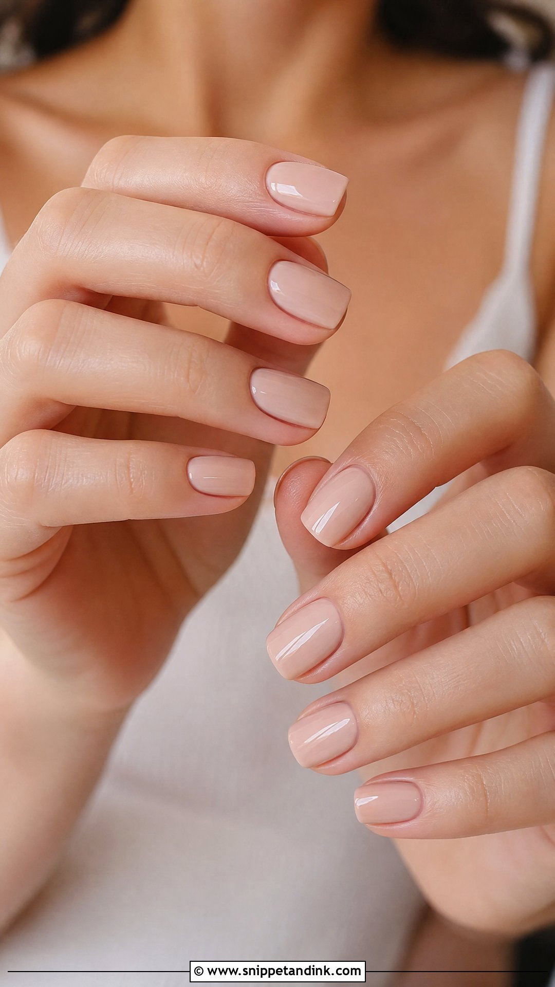 Nude Bridal Nails - Snippet and Ink - 35 Bridal Nails Wedding