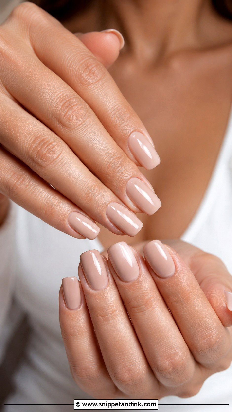Nude Bridal Nails - Snippet and Ink - 20 Minimal Bridal Nails