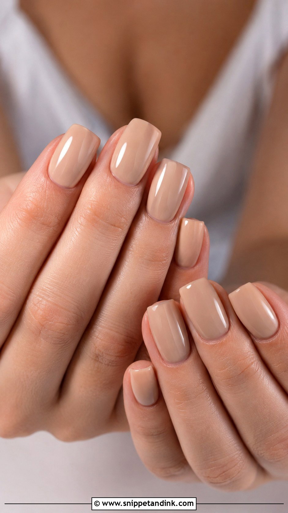 Nude Bridal Nails - Snippet and Ink - 20 Bridal Nail Inspiration Ideas