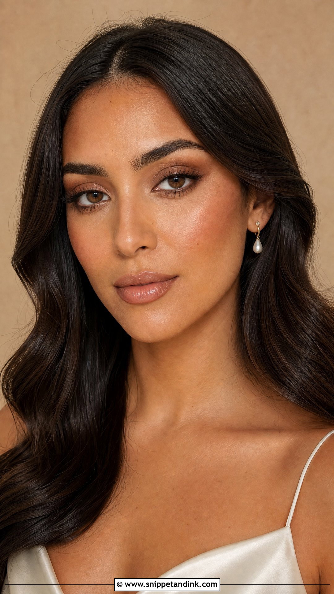 Nude Bridal Soft Glam - Snippet and Ink - 20 Bridal Soft Glam Ideas