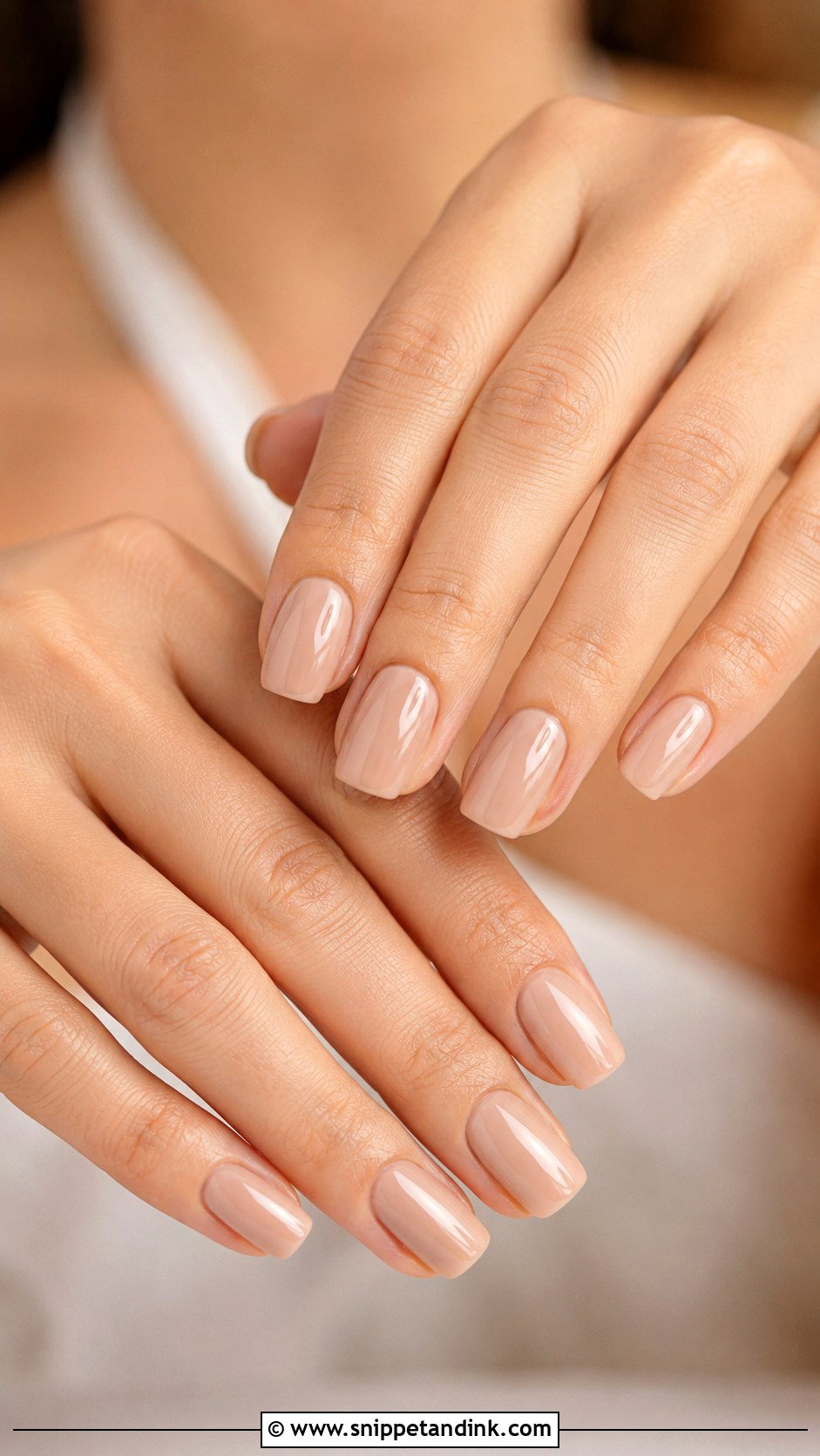 Nude Bride Nails - Snippet and Ink - 20 Wedding Bride Nails Ideas