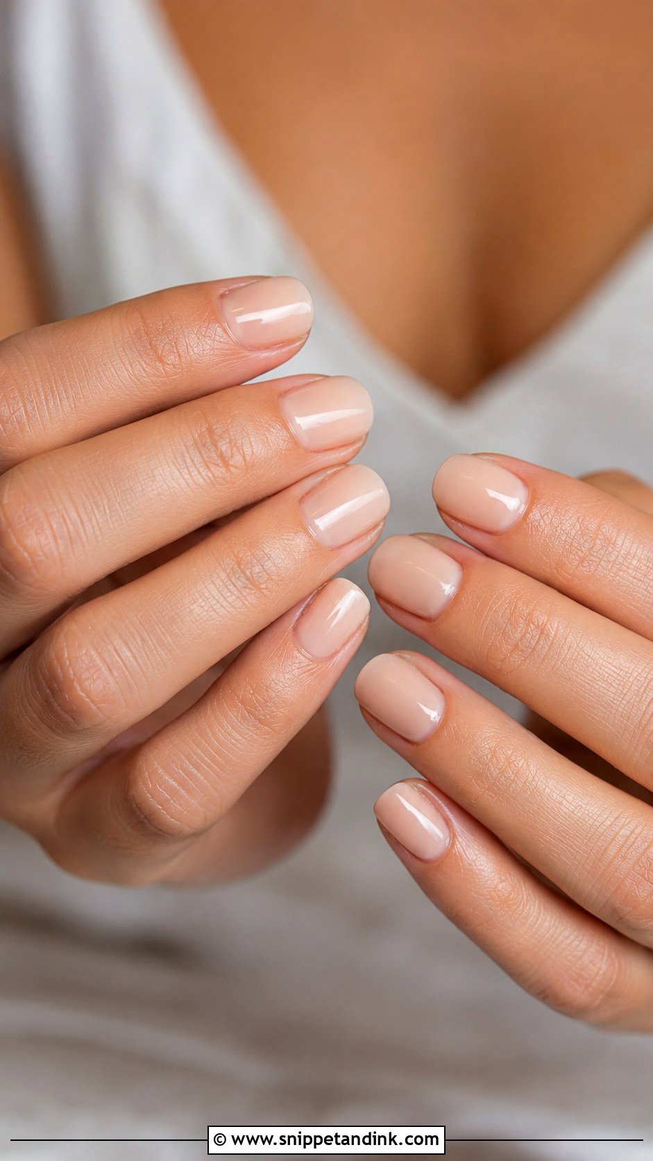 Nude Bride Nails - Snippet and Ink - 20 Bride Nail Art Ideas Wedding Day