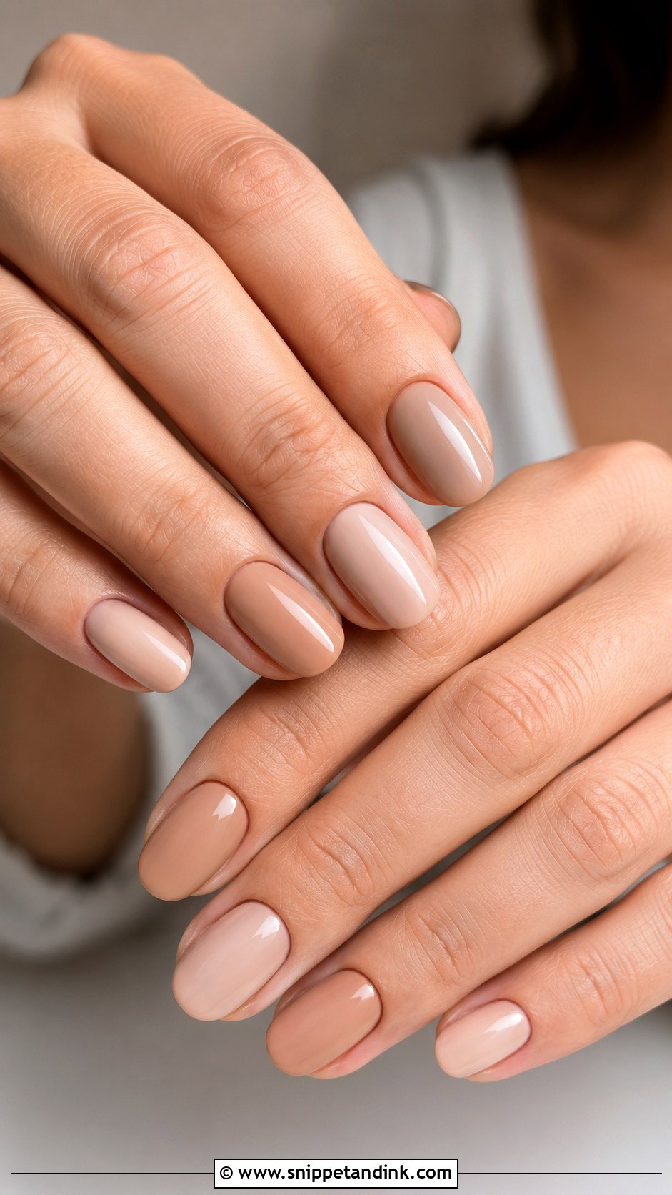 Nude Bridesmaid Nails - Snippet and Ink - 20 Bridesmaid Wedding Nails