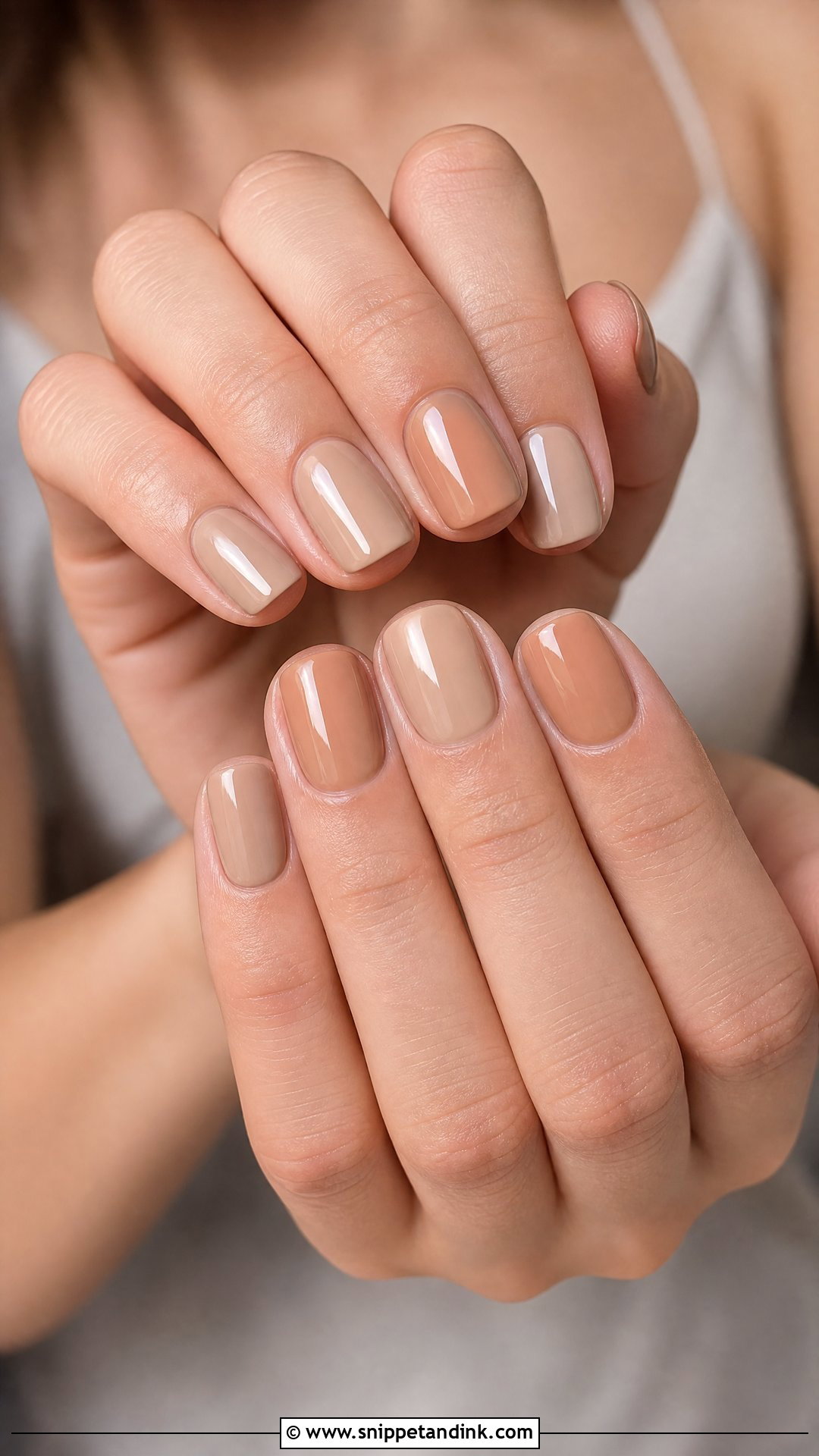 Nude Bridesmaid Nails - Snippet and Ink - 25 Simple Bridesmaid Wedding Nails