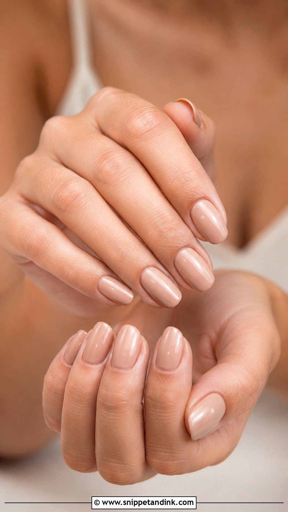 Nude Bridesmaid Nails - Snippet and Ink - 30 Classy Bridesmaid Nails