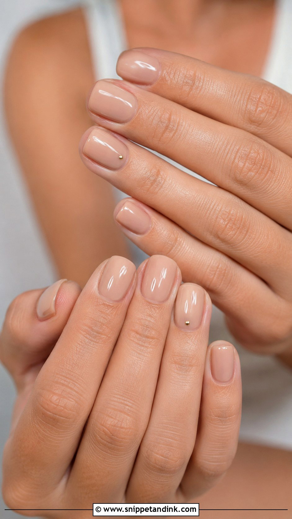 Nude Bridesmaid Nails - Snippet and Ink - 20 Bridal Party Nails Bridesmaid