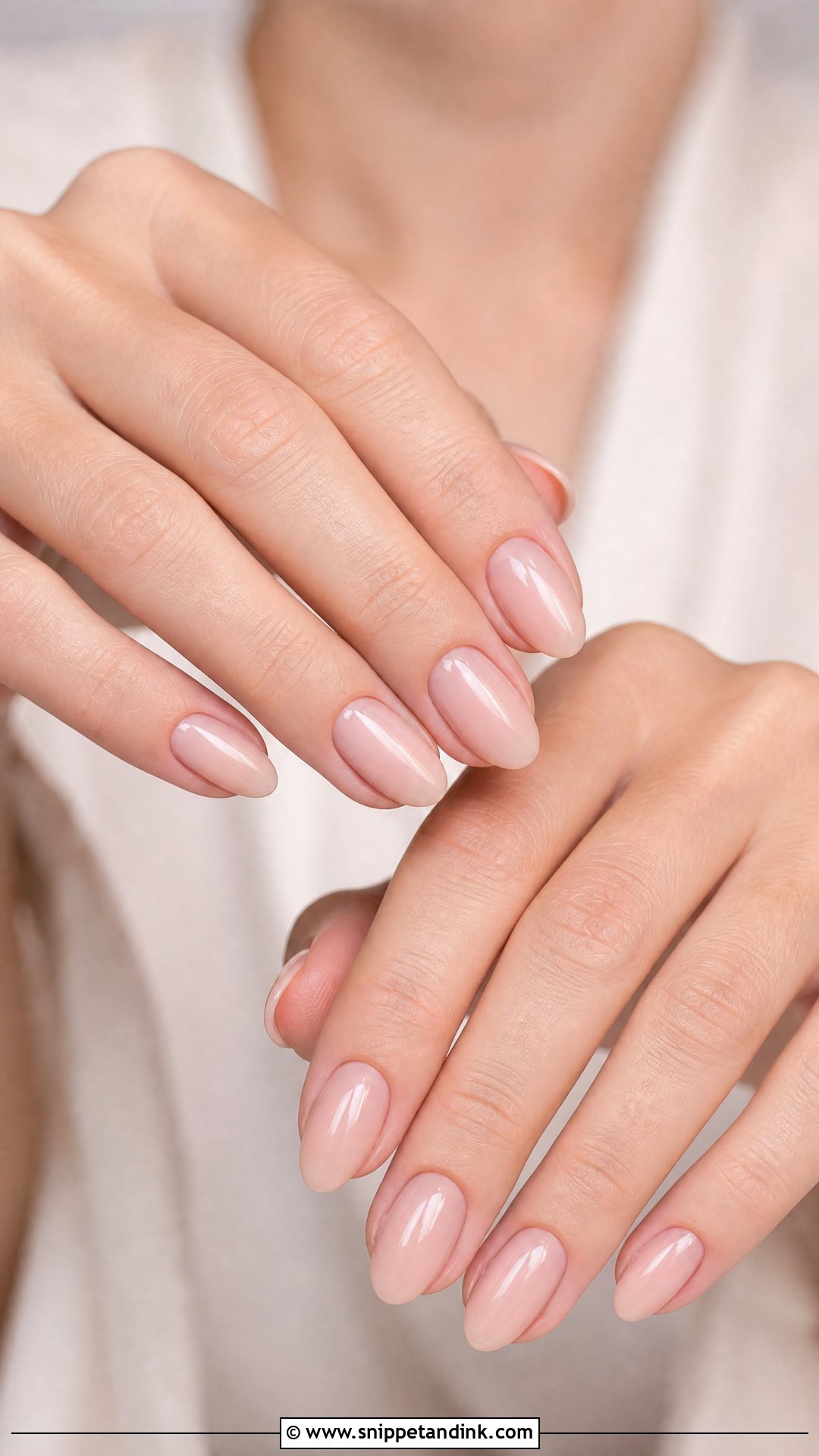 Nude Builder Gel Wedding Nails - Snippet and Ink - 25 Nude Wedding Nails