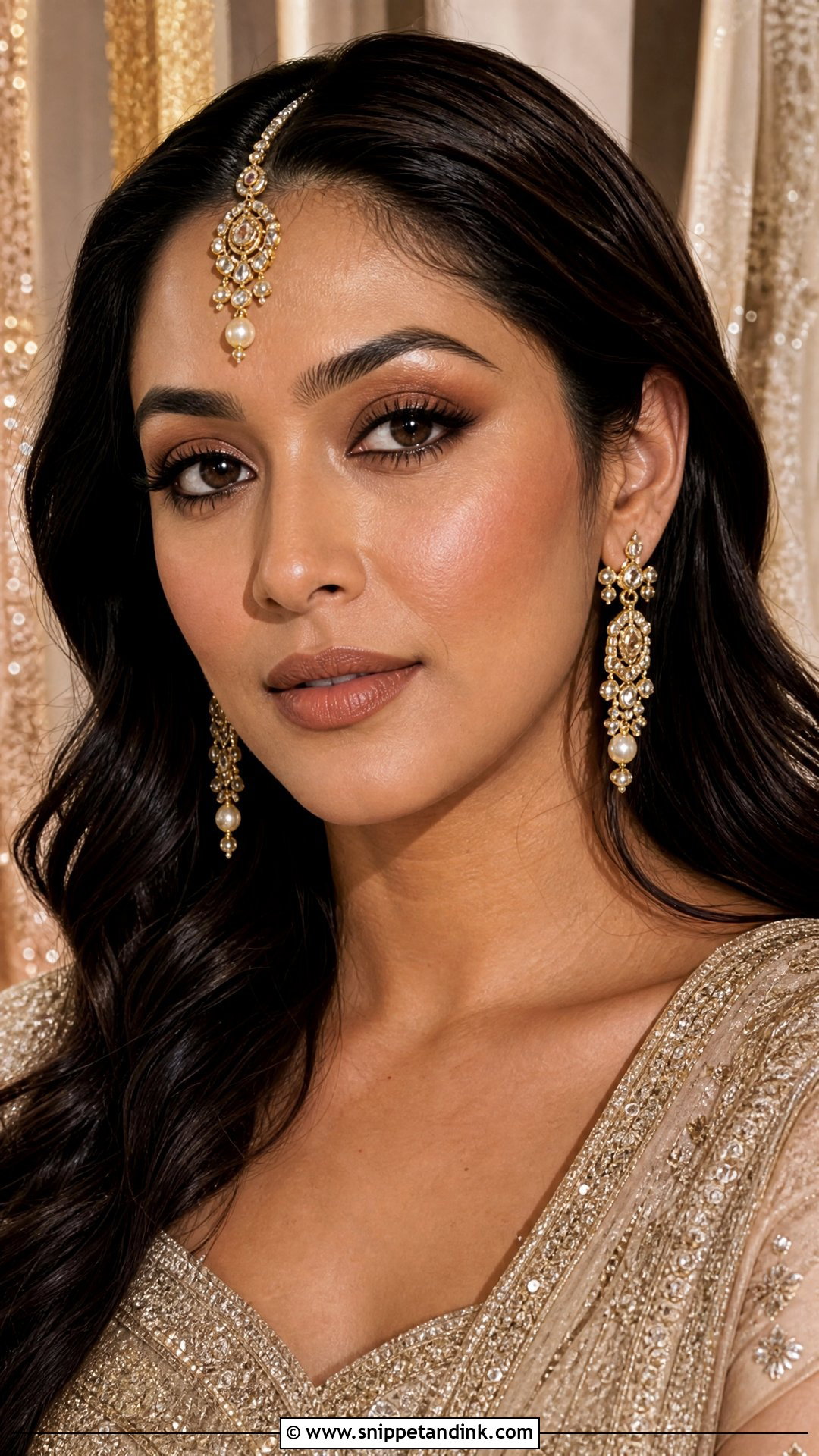 Nude Desi Bridal Makeup - Snippet and Ink - 25 Desi Bridal Makeup Ideas