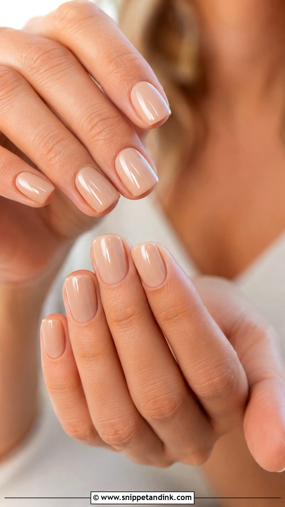 Nude Engagement Nails - Snippet and Ink - 30 Nails for Engagement