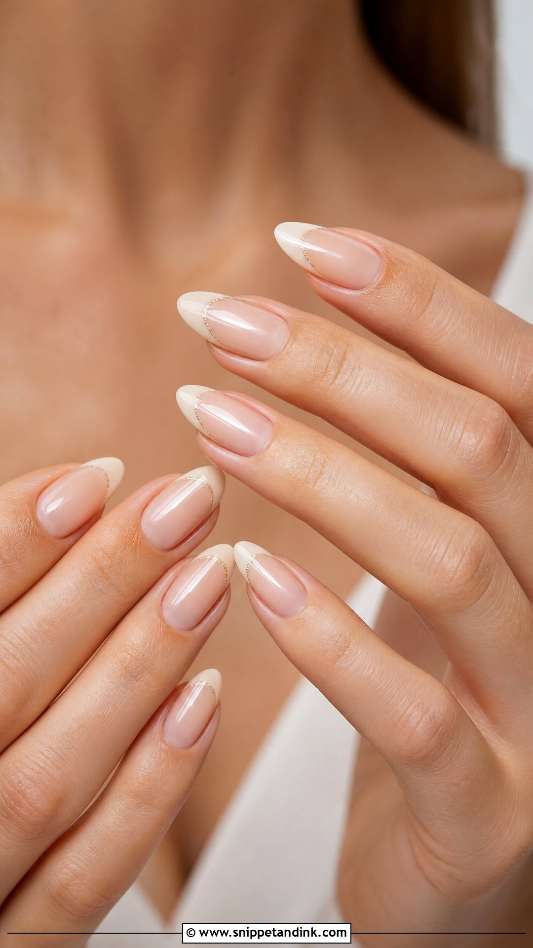 Nude French Bridal Nails - Snippet and Ink - 25 Simple Bridal Wedding Nails for Bride