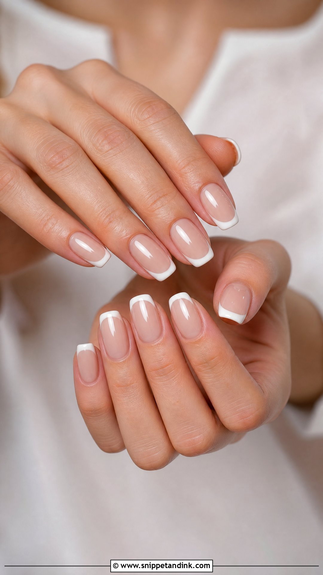 Nude French Bridal Nails - Snippet and Ink - 25 French Bridal Nails
