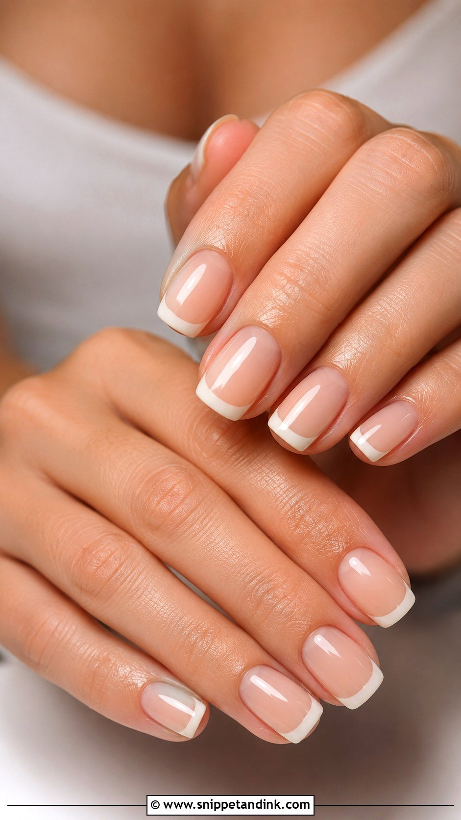Nude French Bride Nails - Snippet and Ink - 20 French Bride Nails