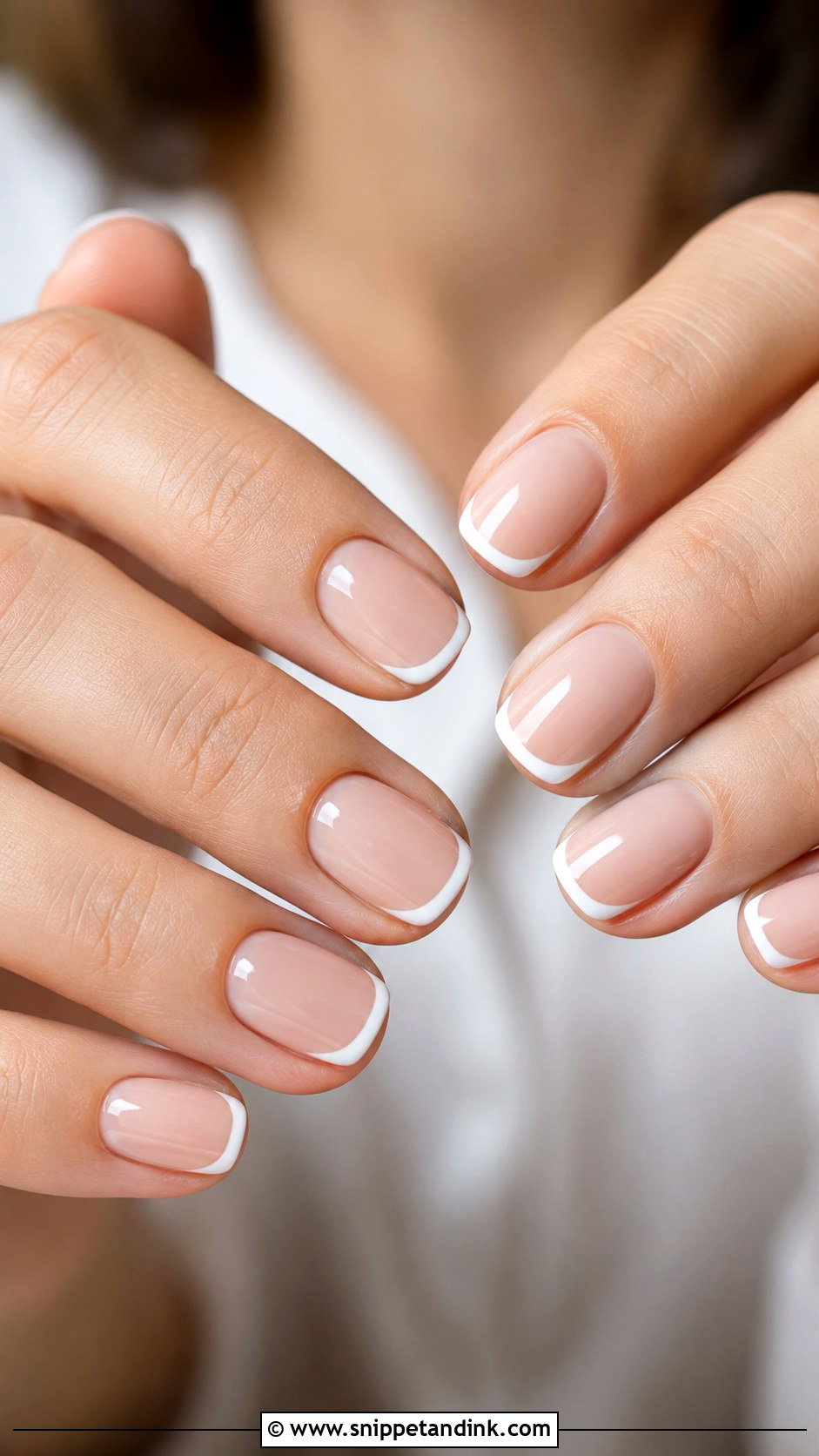 Nude French Fall Wedding Guest Nails - Snippet and Ink - 20 Fall Wedding Guest Nails