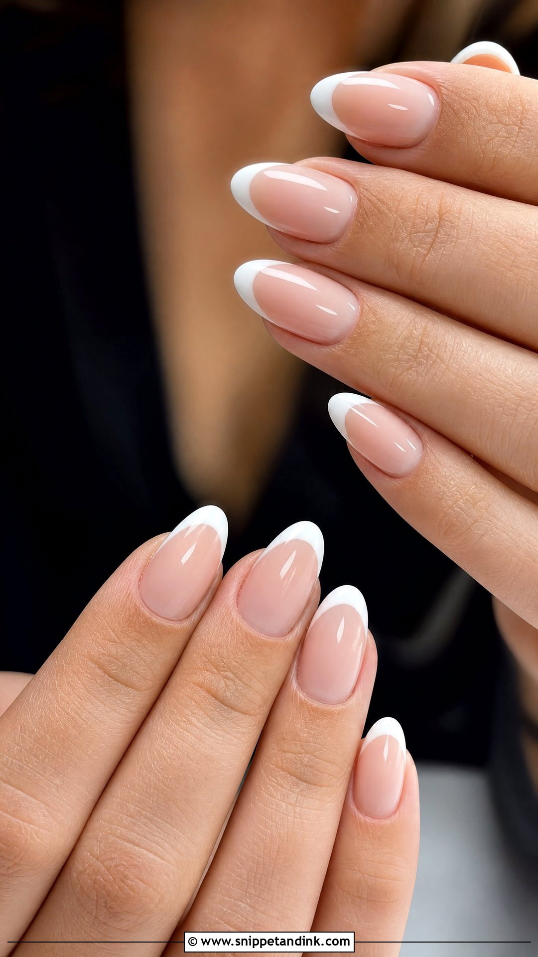 Nude French Tip Bridal Nails - Snippet and Ink - 25 Nude Bridal Nails