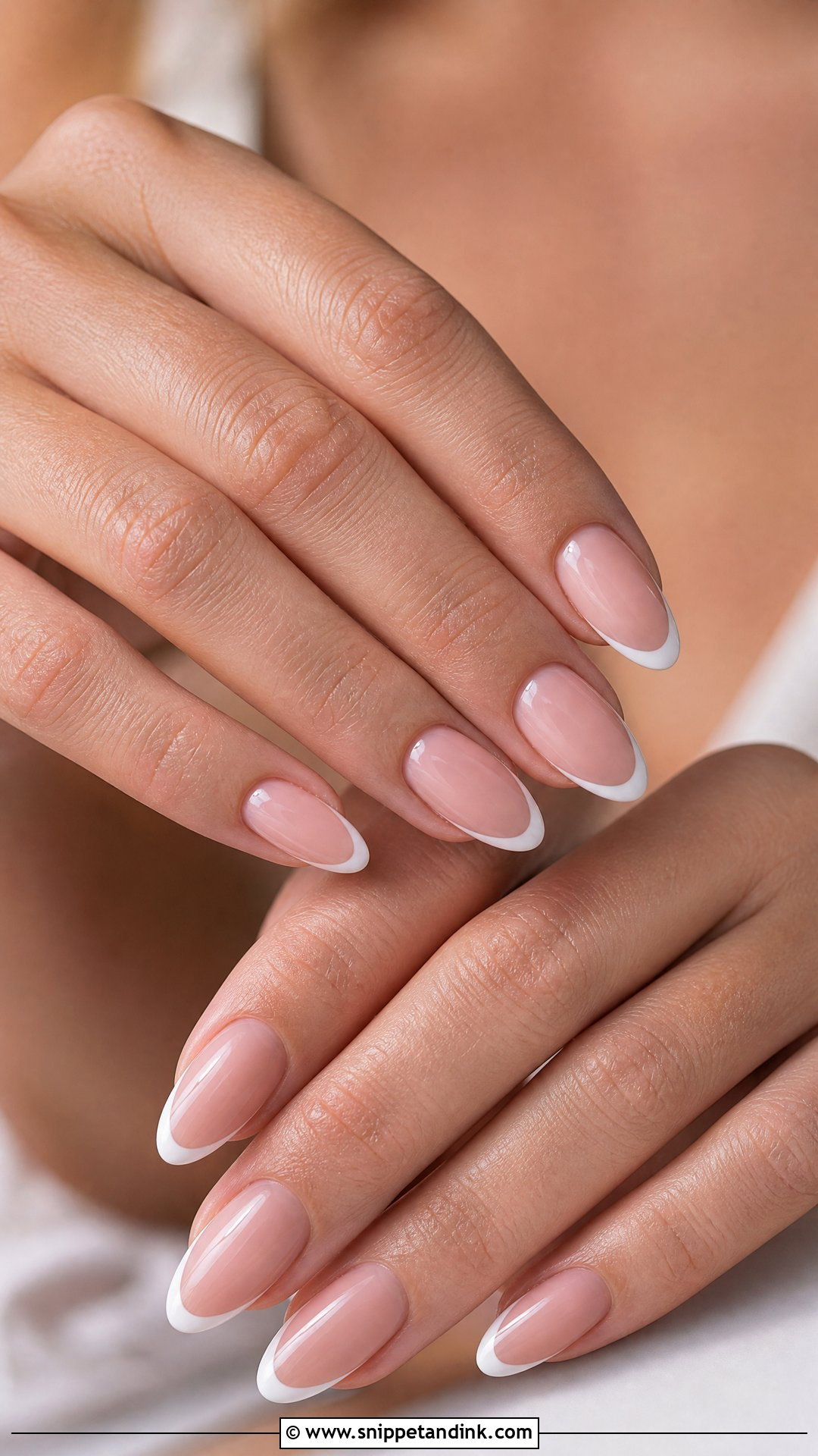 Nude French Tip Wedding Nails - Snippet and Ink - 25 Nude Wedding Nails