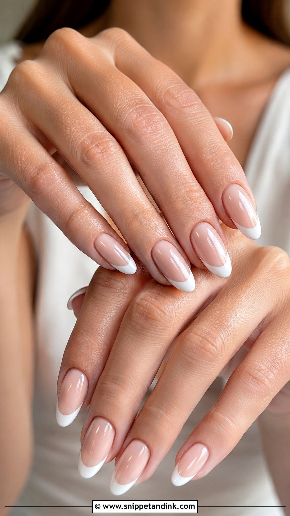Nude French Wedding Nails - Snippet and Ink - 20 French Nails Wedding Brides