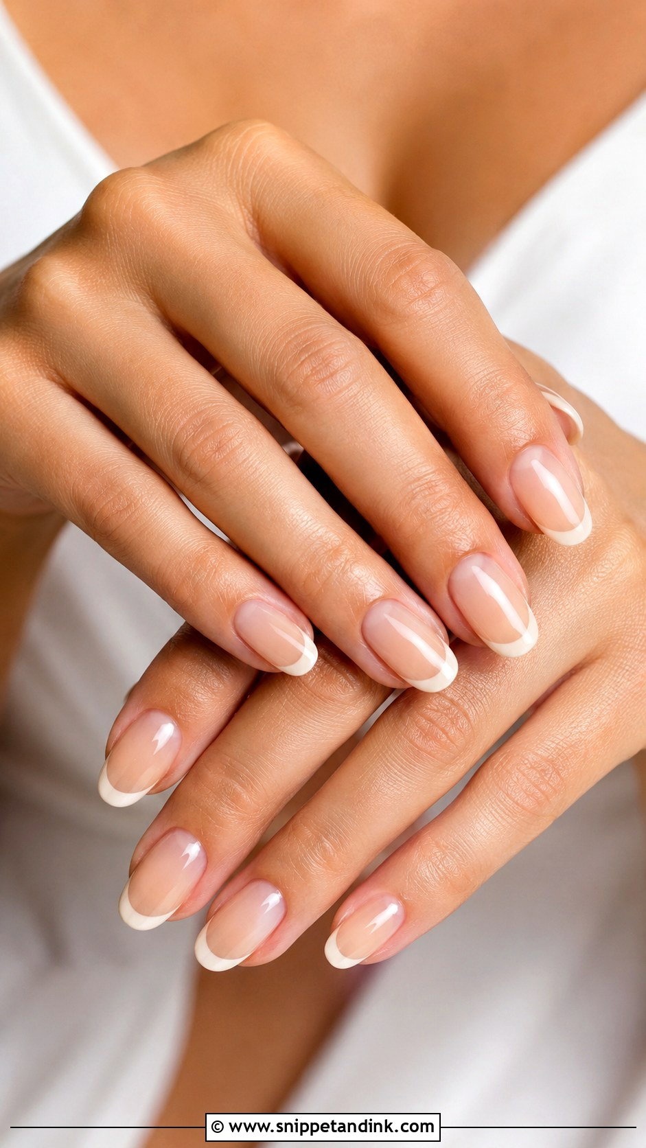 Nude French Wedding Nails - Snippet and Ink - 20 French Nails for Wedding