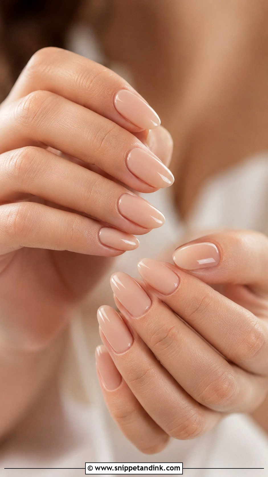 Nude Gel Wedding Nails - Snippet and Ink - 20 Gel Nails for Wedding