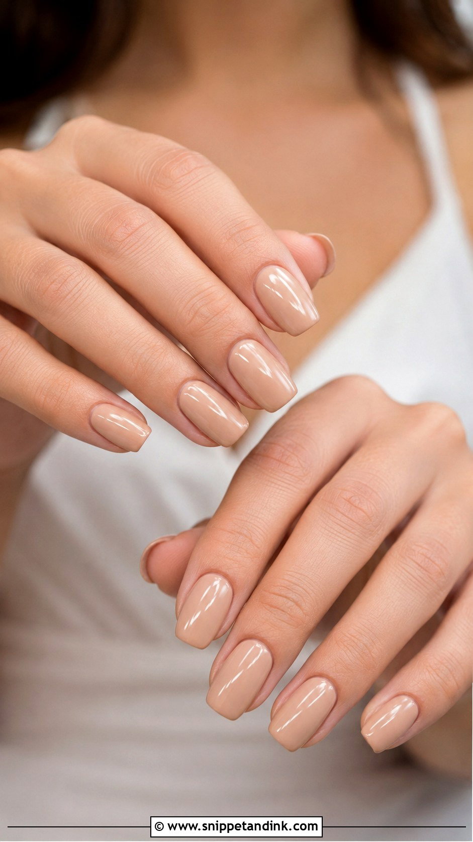 Nude Gel X Wedding Nails - Snippet and Ink - 20 Gel X Wedding Nails