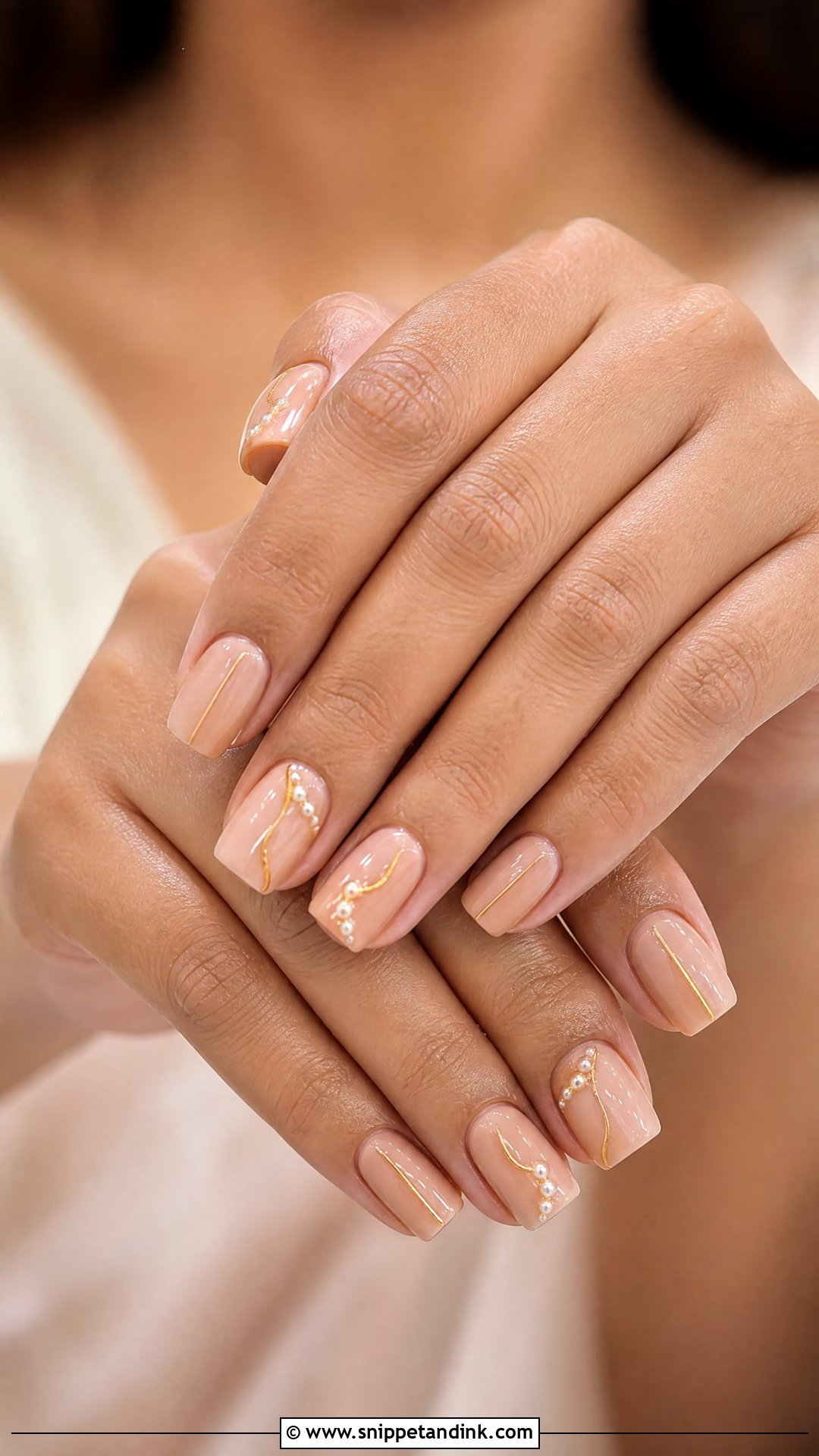 Nude Indian Wedding Nails - Snippet and Ink - 25 Nails for Indian Wedding