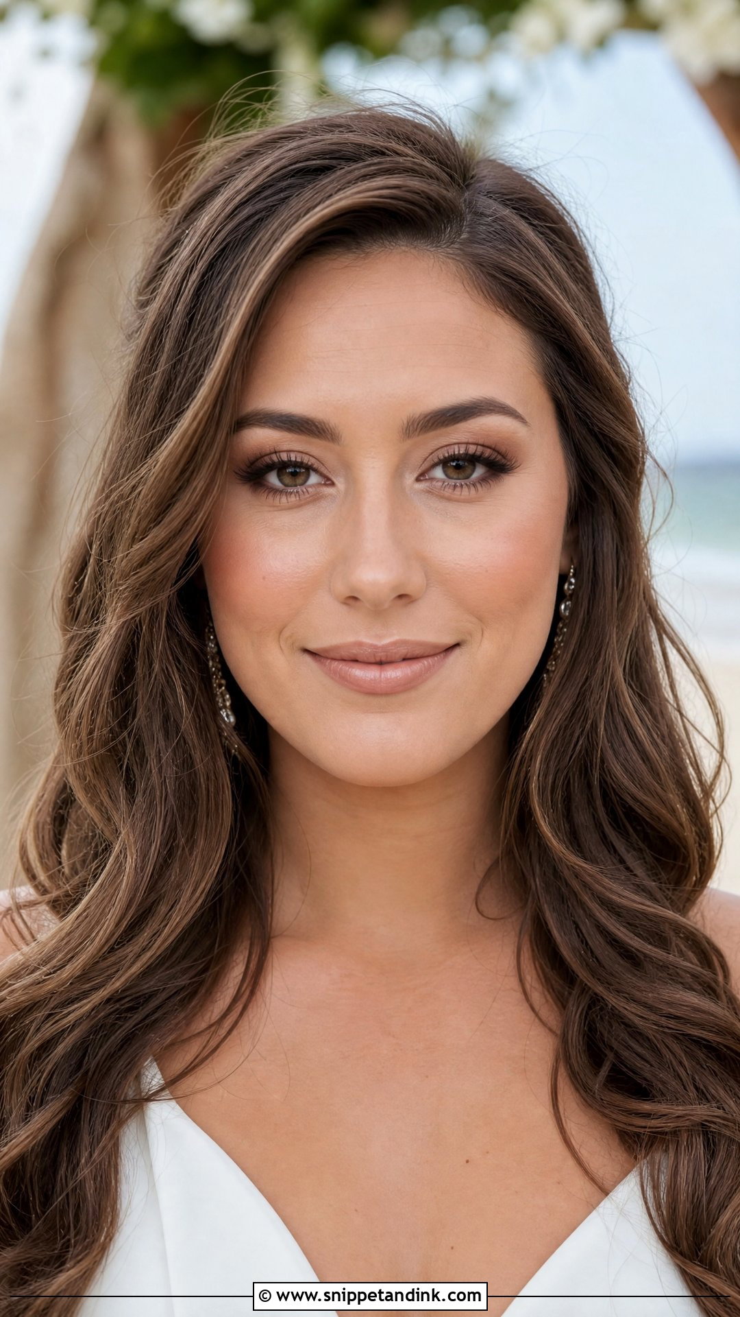 Nude Lip Beach Wedding Makeup - Snippet and Ink - 25 Beach Wedding Makeup Ideas
