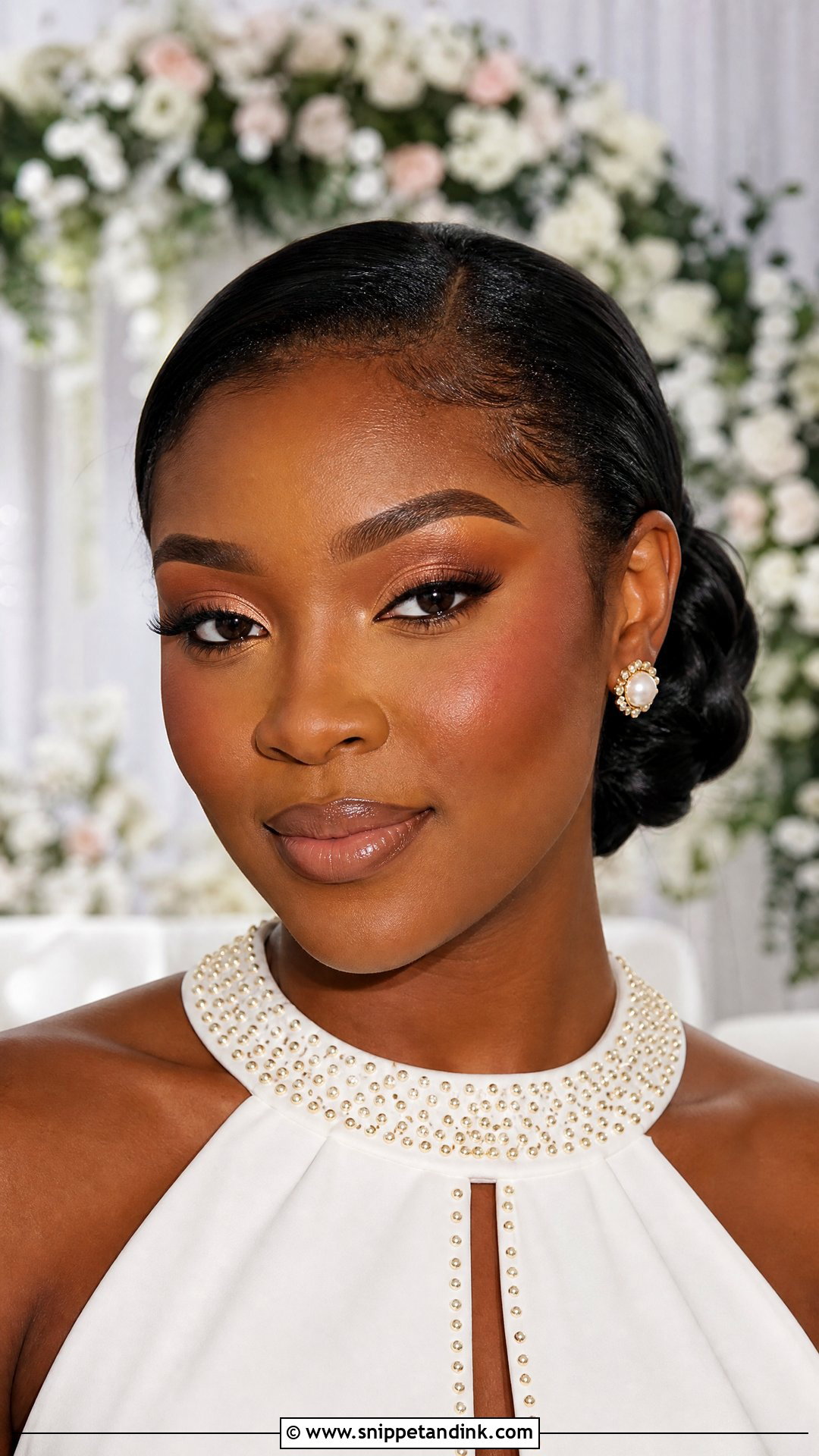 Nude Lip Bridal Makeup - Snippet and Ink - 25 Bridal Makeup 2025 Ideas