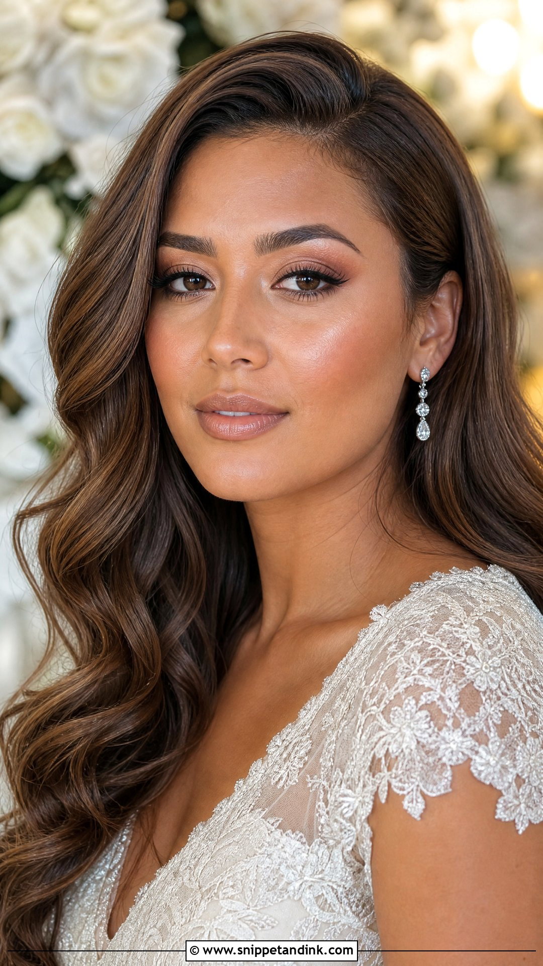 Nude Lip Bridal Makeup - Snippet and Ink - 25 Bridal Makeup Inspiration Ideas
