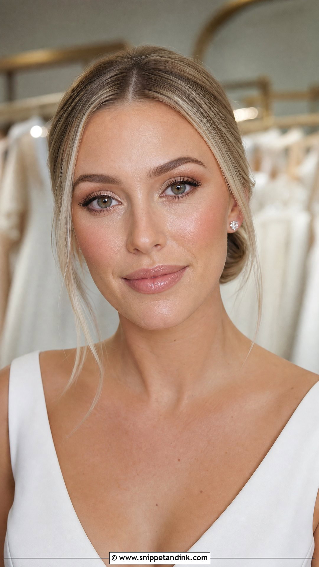 Nude Lip Bridal Makeup - Snippet and Ink - 20 Easy Bridal Makeup Ideas