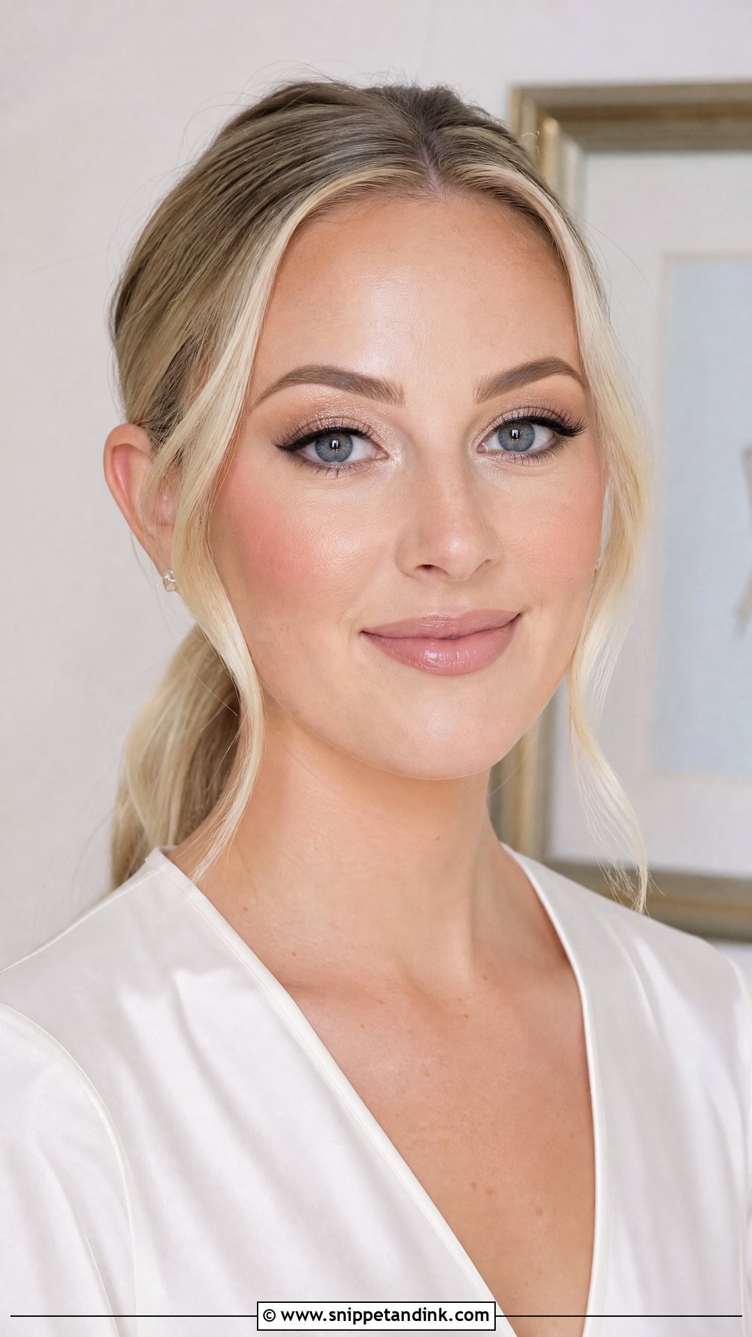 Nude Lip Bridal Makeup For Pale Skin - Snippet and Ink - 25 Bridal Makeup Pale Skin Ideas