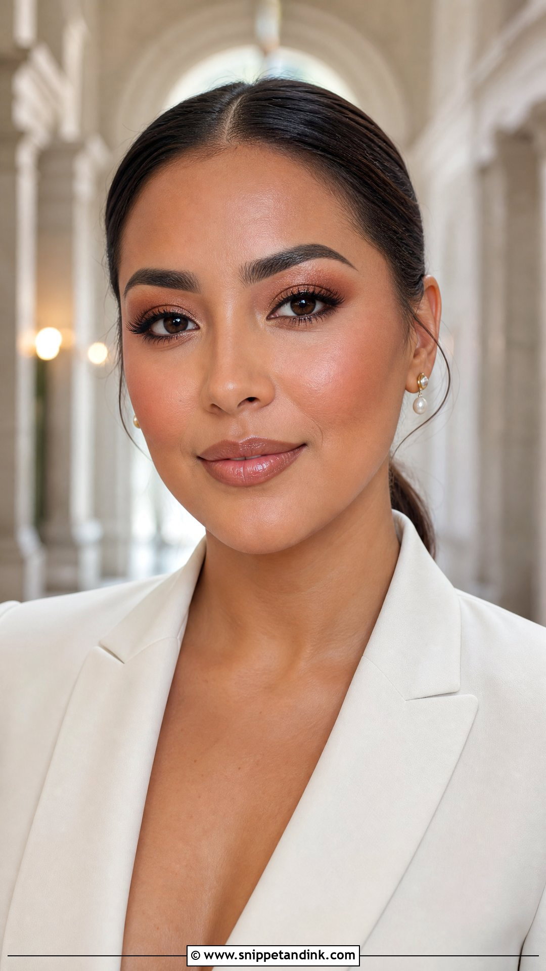 Nude Lip Civil Wedding Makeup - Snippet and Ink - 20 Civil Wedding Makeup Brides
