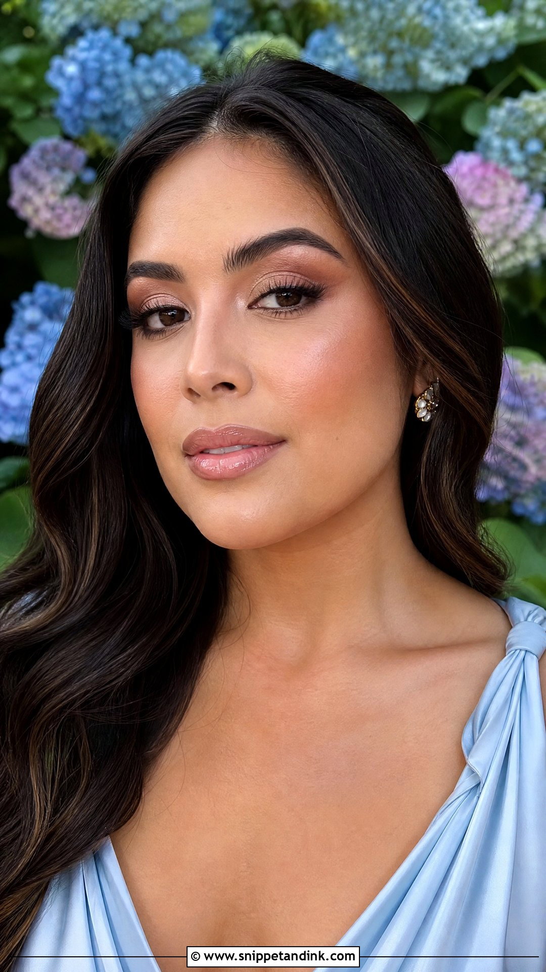 Nude Lip Garden Wedding Makeup - Snippet and Ink - 20 Garden Wedding Makeup Ideas