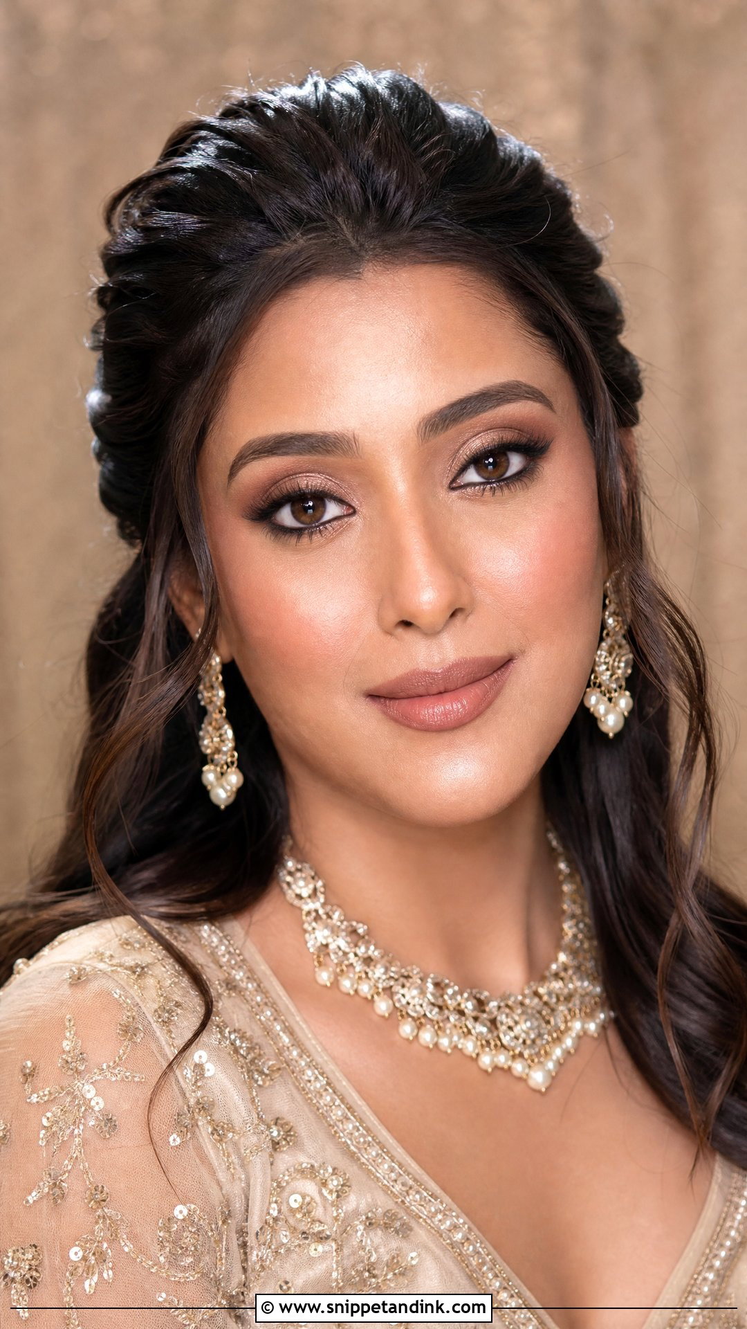 Nude Lip Indian Bridal Makeup - Snippet and Ink - 25 Latest Indian Bridal Makeup Ideas