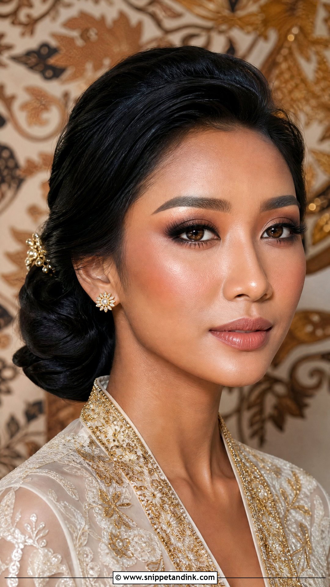 Nude Lip Indonesian Wedding Makeup - Snippet and Ink - 20 Indonesia Wedding Makeup Ideas