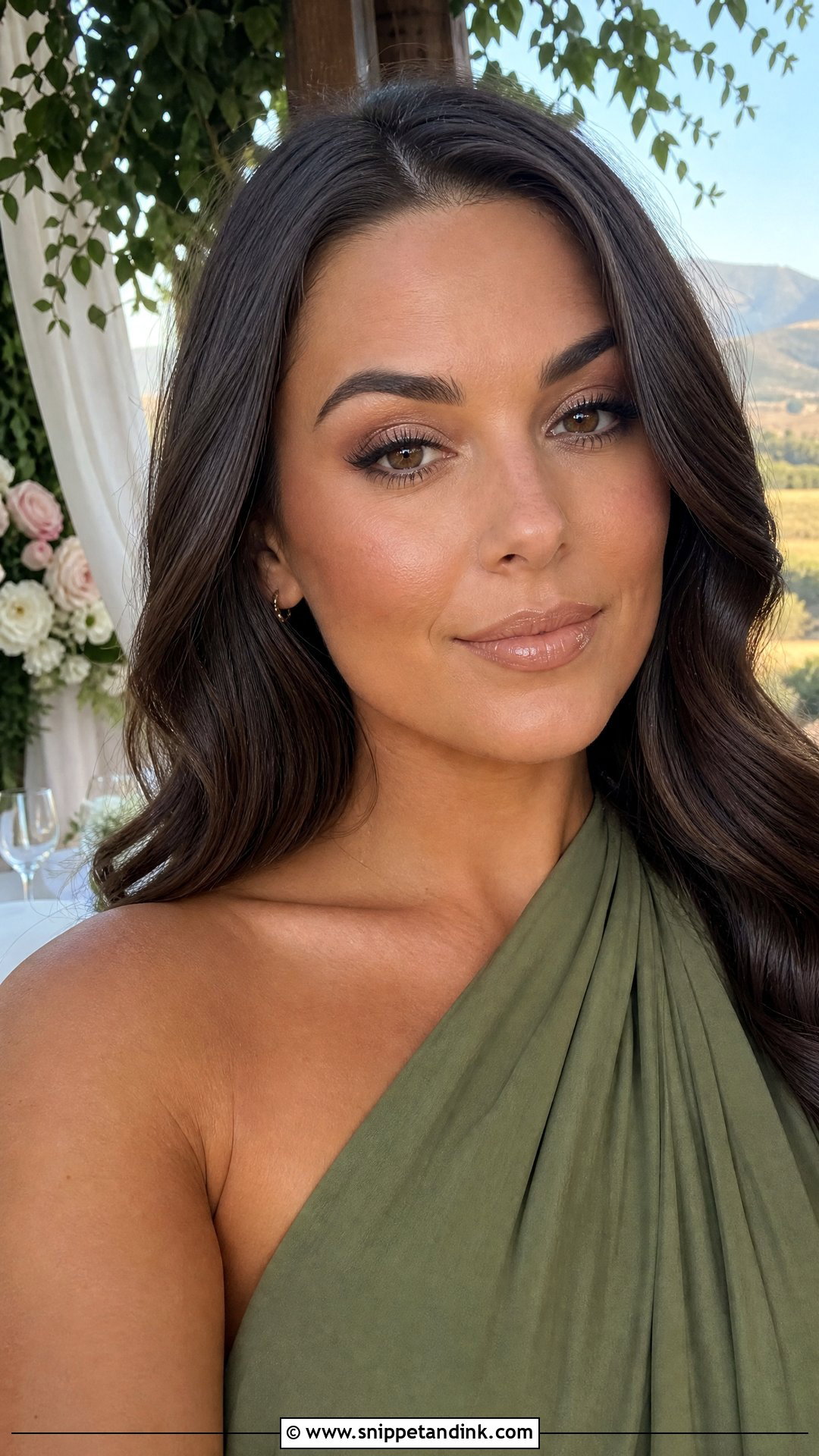Nude Lip Summer Wedding Guest Makeup - Snippet and Ink - 20 Summer Wedding Guest Makeup Ideas