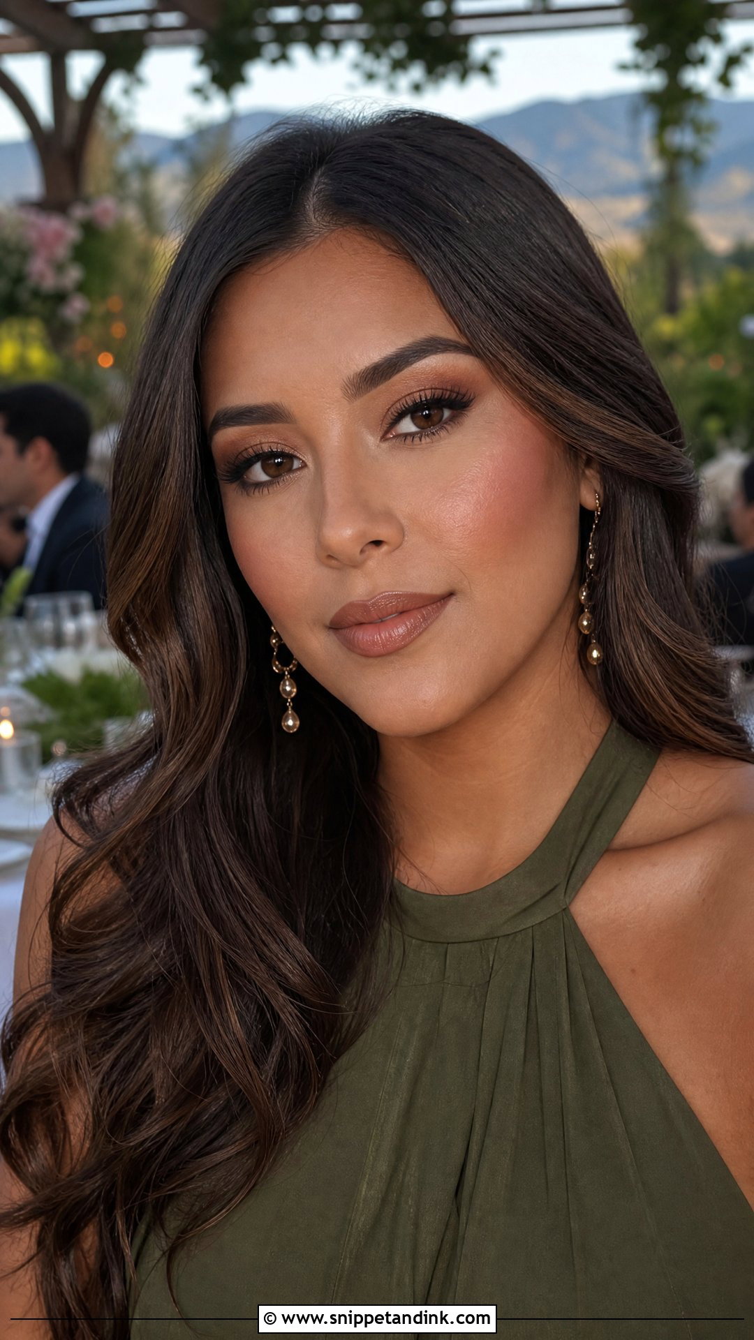 Nude Lip Wedding Guest Makeup - Snippet and Ink - 20 Easy Wedding Guest Makeup Ideas